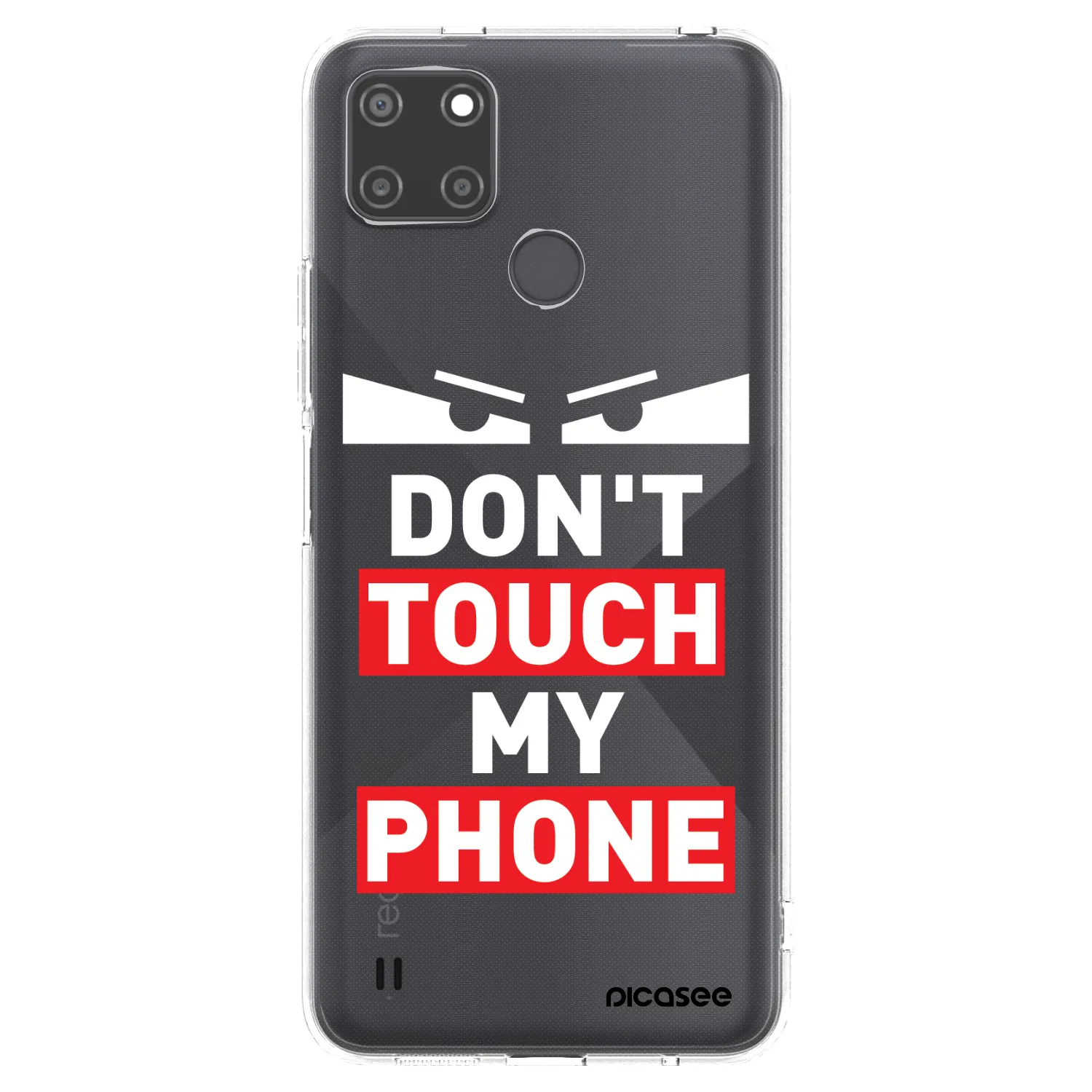 Picasee Realme C21Y Hülle - Transparentes Silikon - Shadow Eye - Transparent