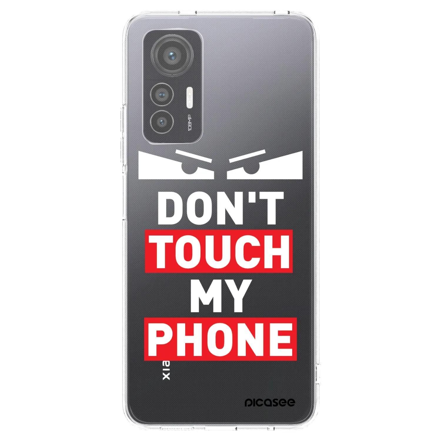 Picasee Xiaomi 12 Lite Hülle - Transparentes Silikon - Shadow Eye - Transparent