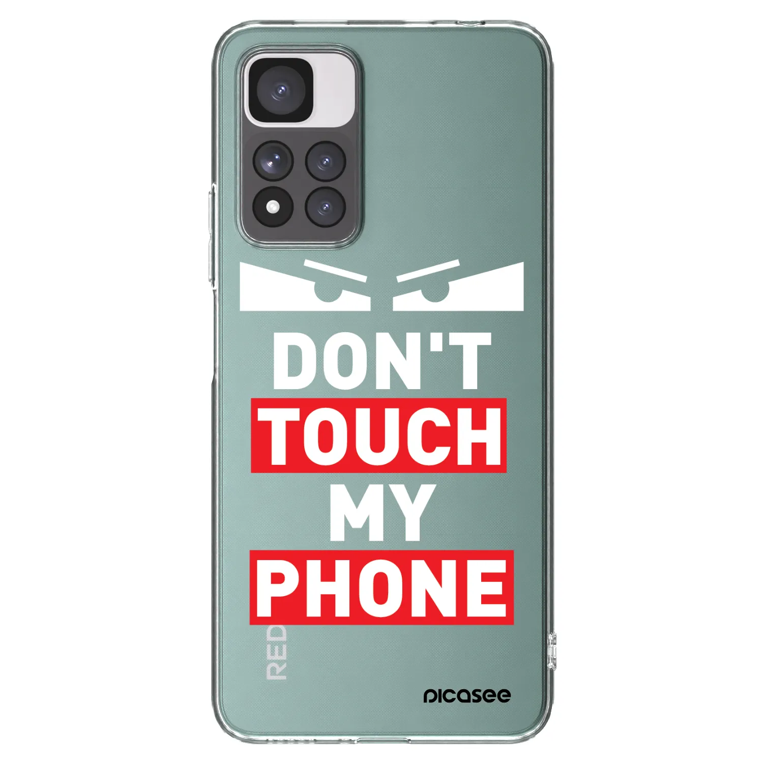 Picasee Xiaomi Redmi Note 11 Pro+ 5G Hülle - Transparentes Silikon - Shadow Eye - Transparent