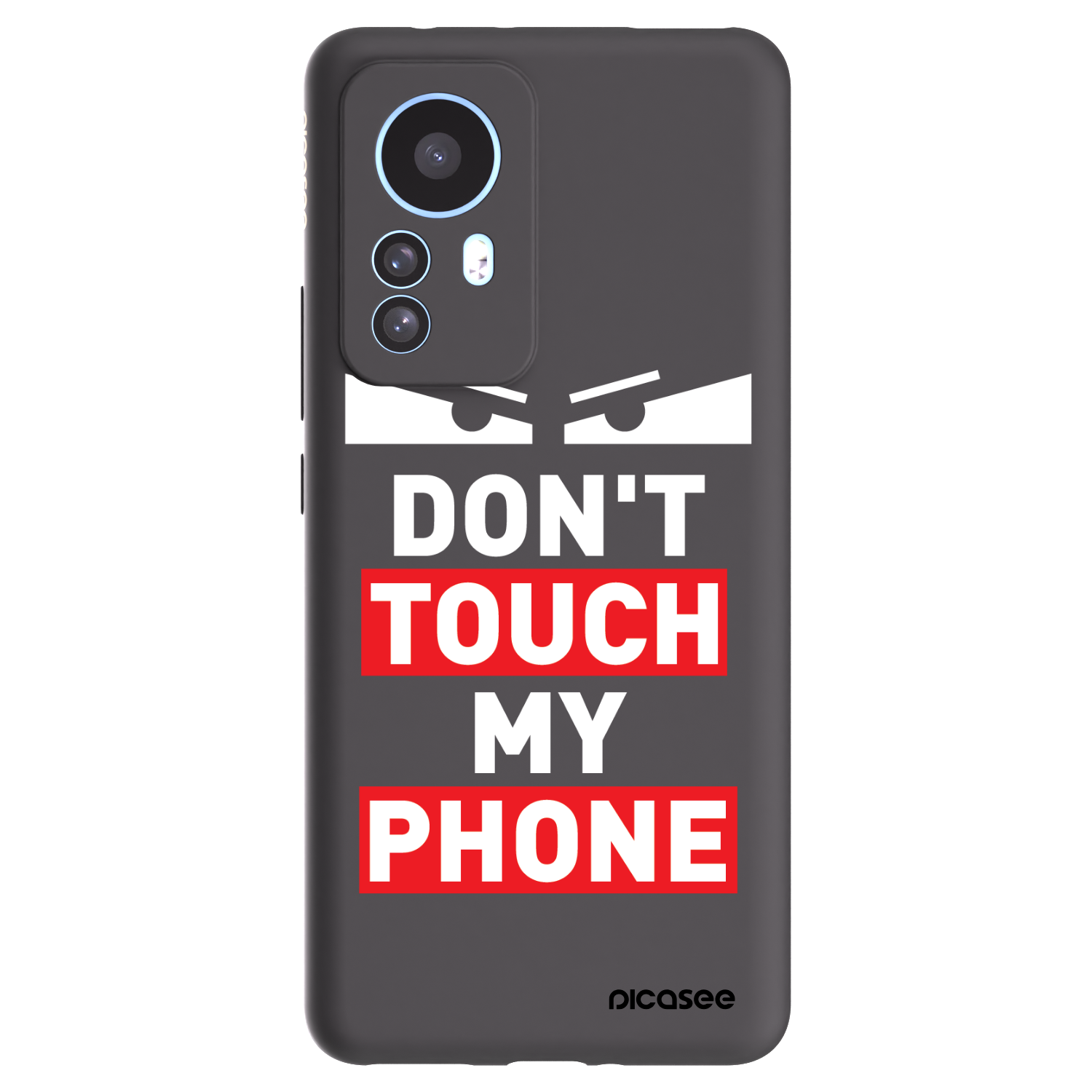 Picasee Xiaomi 12T Hülle - Schwarzes Silikon - Shadow Eye - Transparent