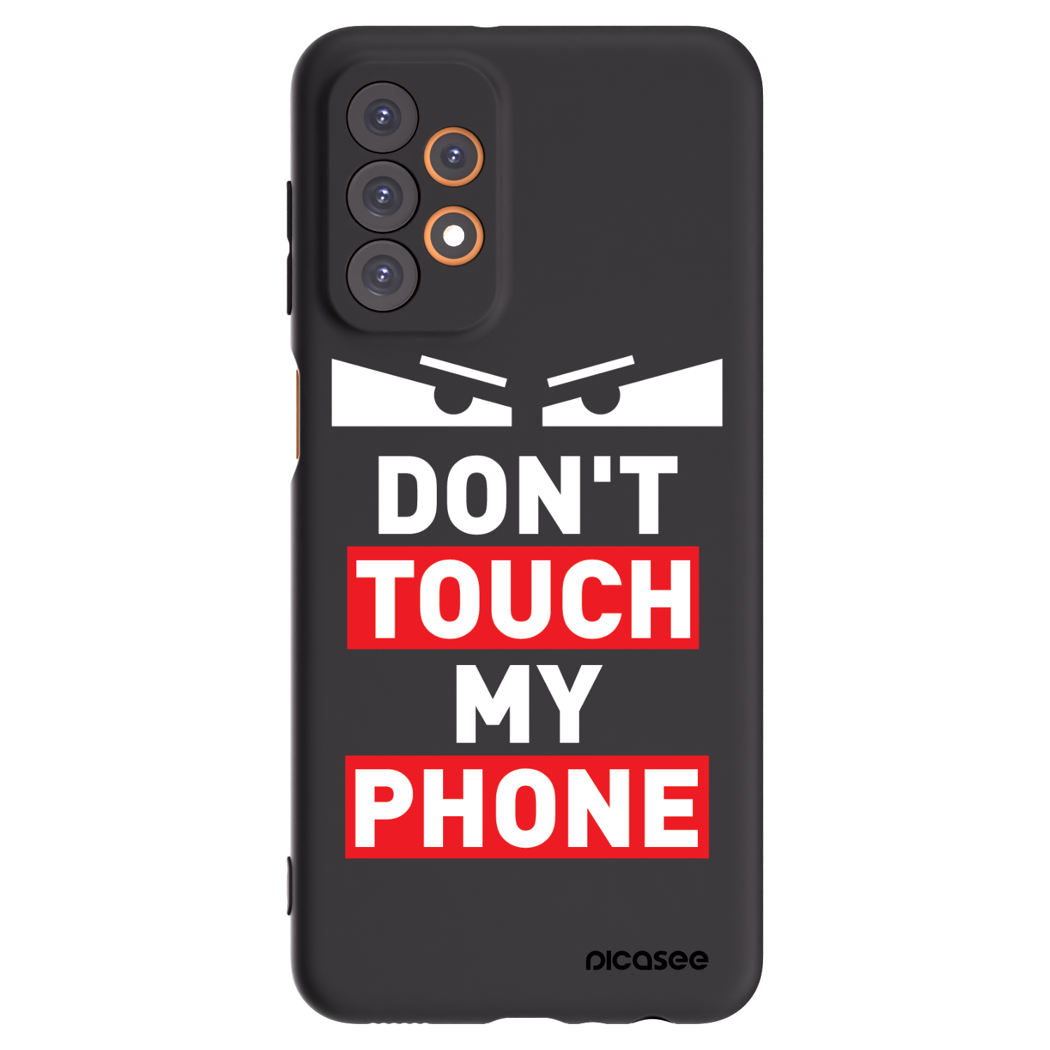 Picasee Samsung Galaxy A23 A236B 5G Hülle - Schwarzes Silikon - Shadow Eye - Transparent