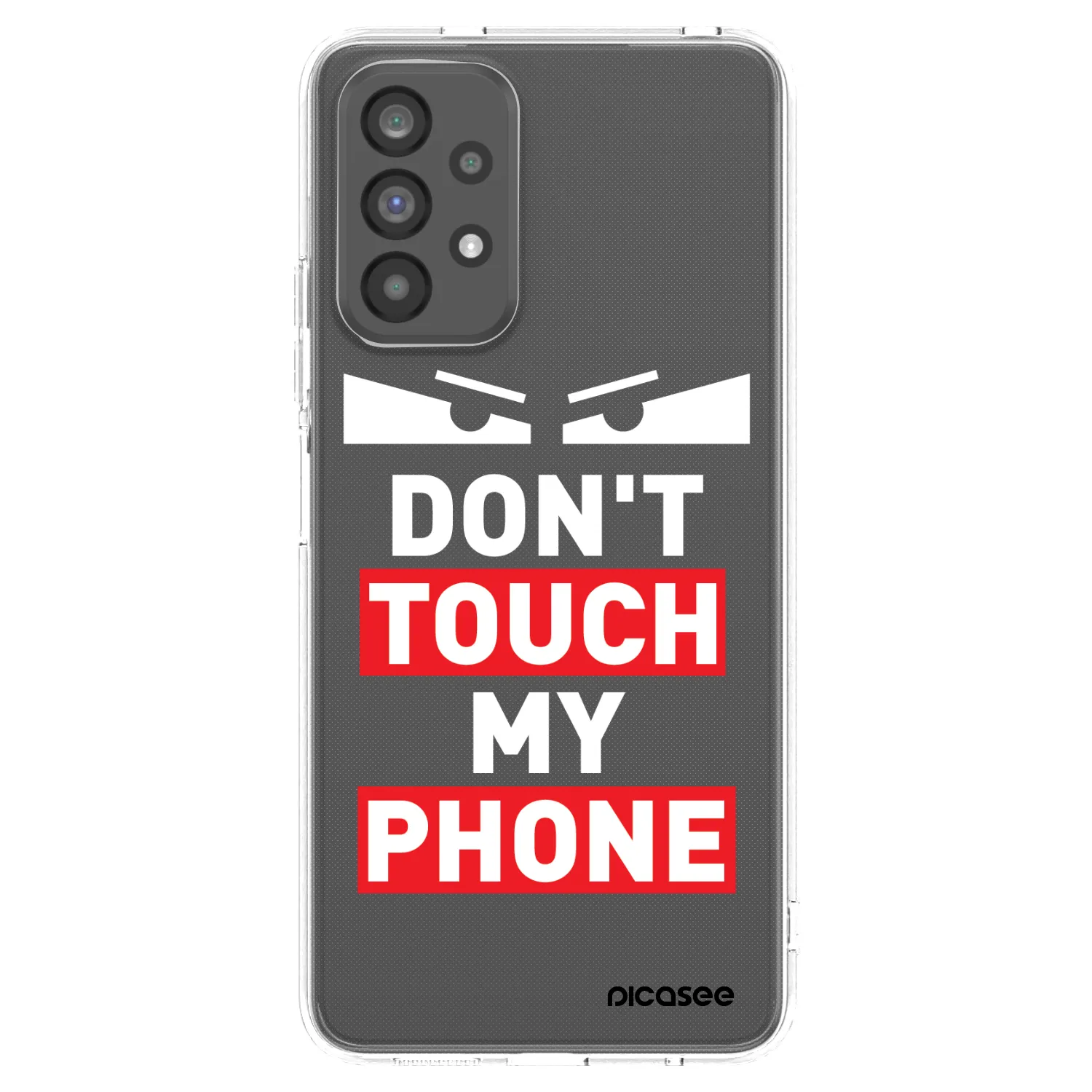 Picasee Samsung Galaxy A73 5G Hülle - Transparentes Silikon - Shadow Eye - Transparent