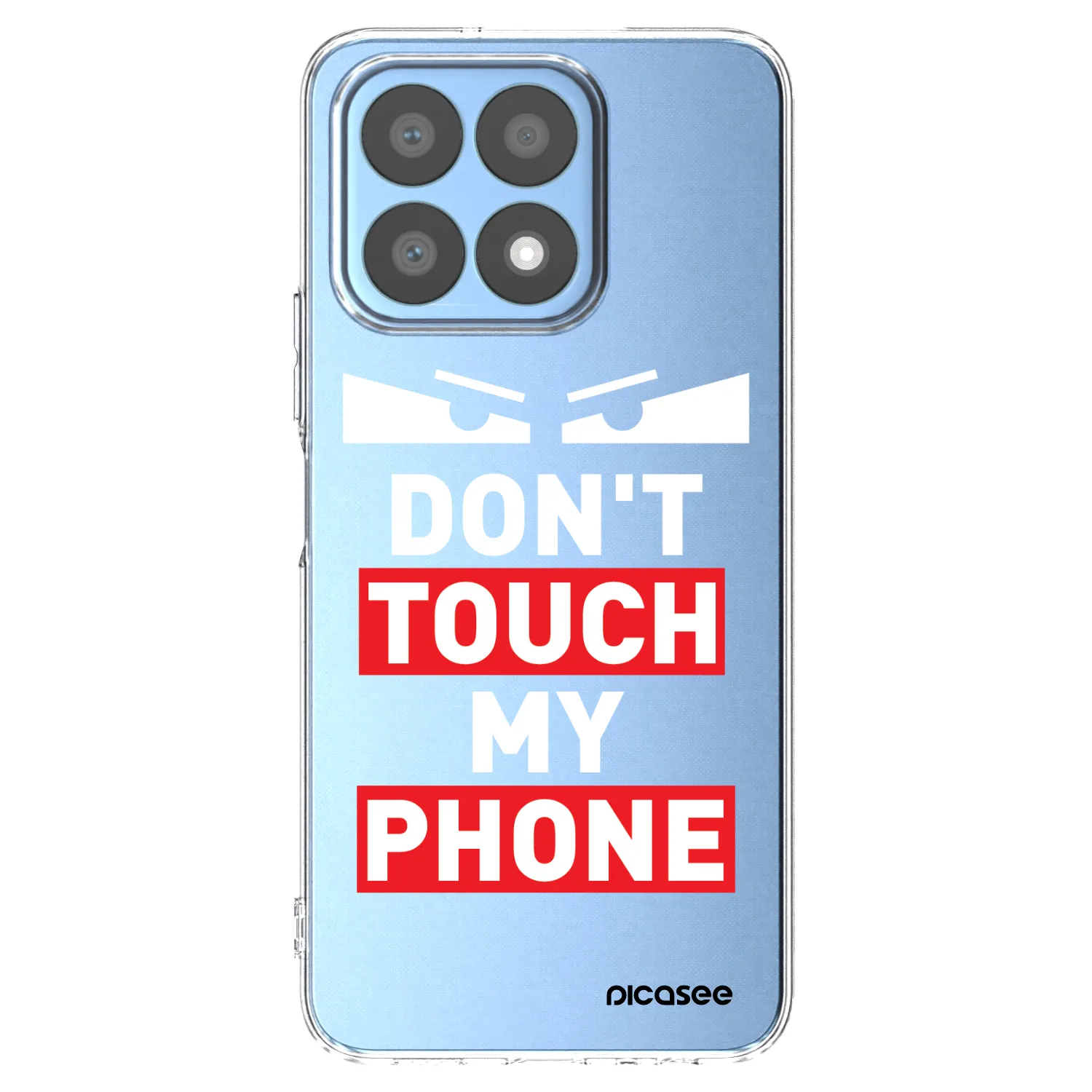 Picasee Honor X8a Hülle - Transparentes Silikon - Shadow Eye - Transparent