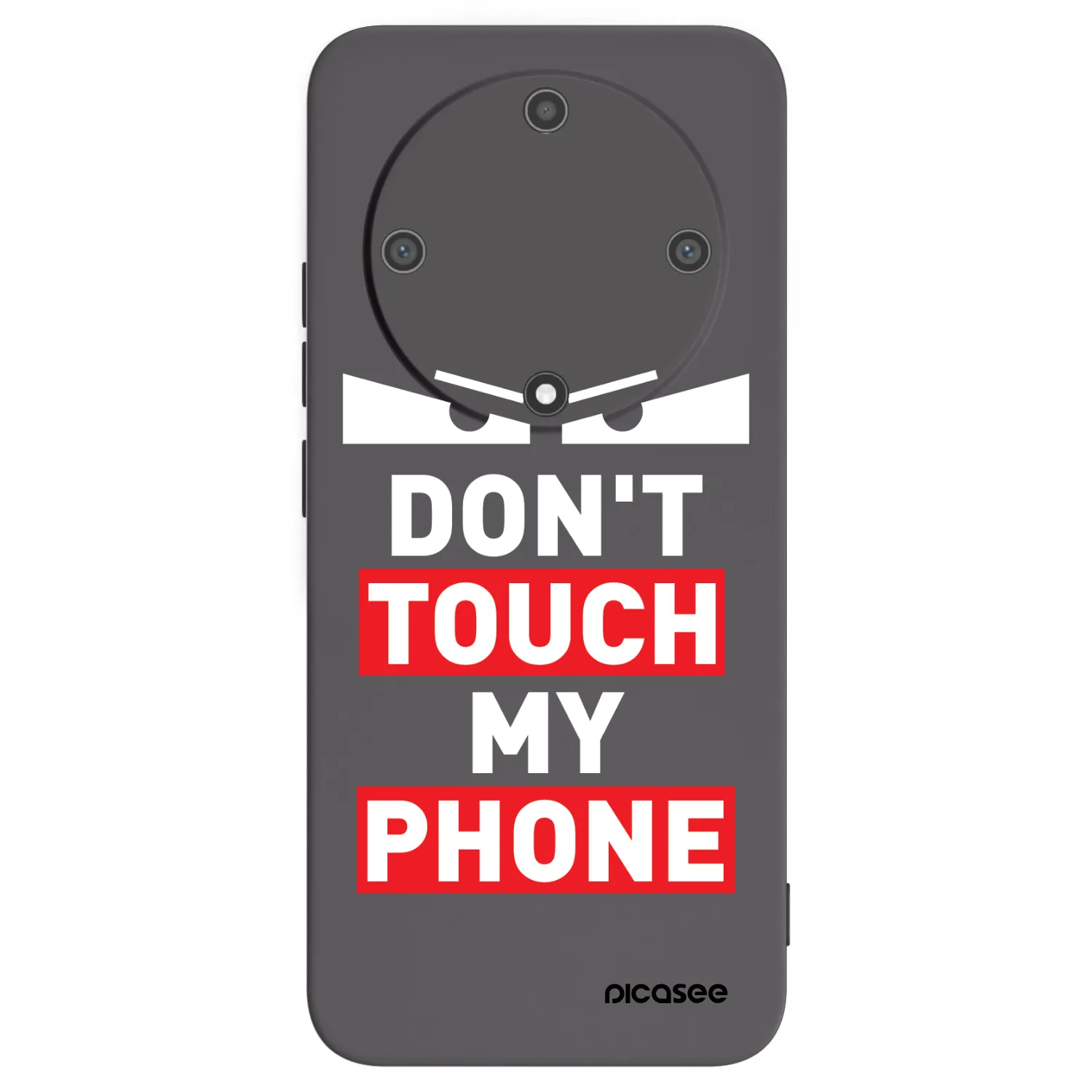 Picasee Honor Magic5 Lite 5G Hülle - Schwarzes Silikon - Shadow Eye - Transparent