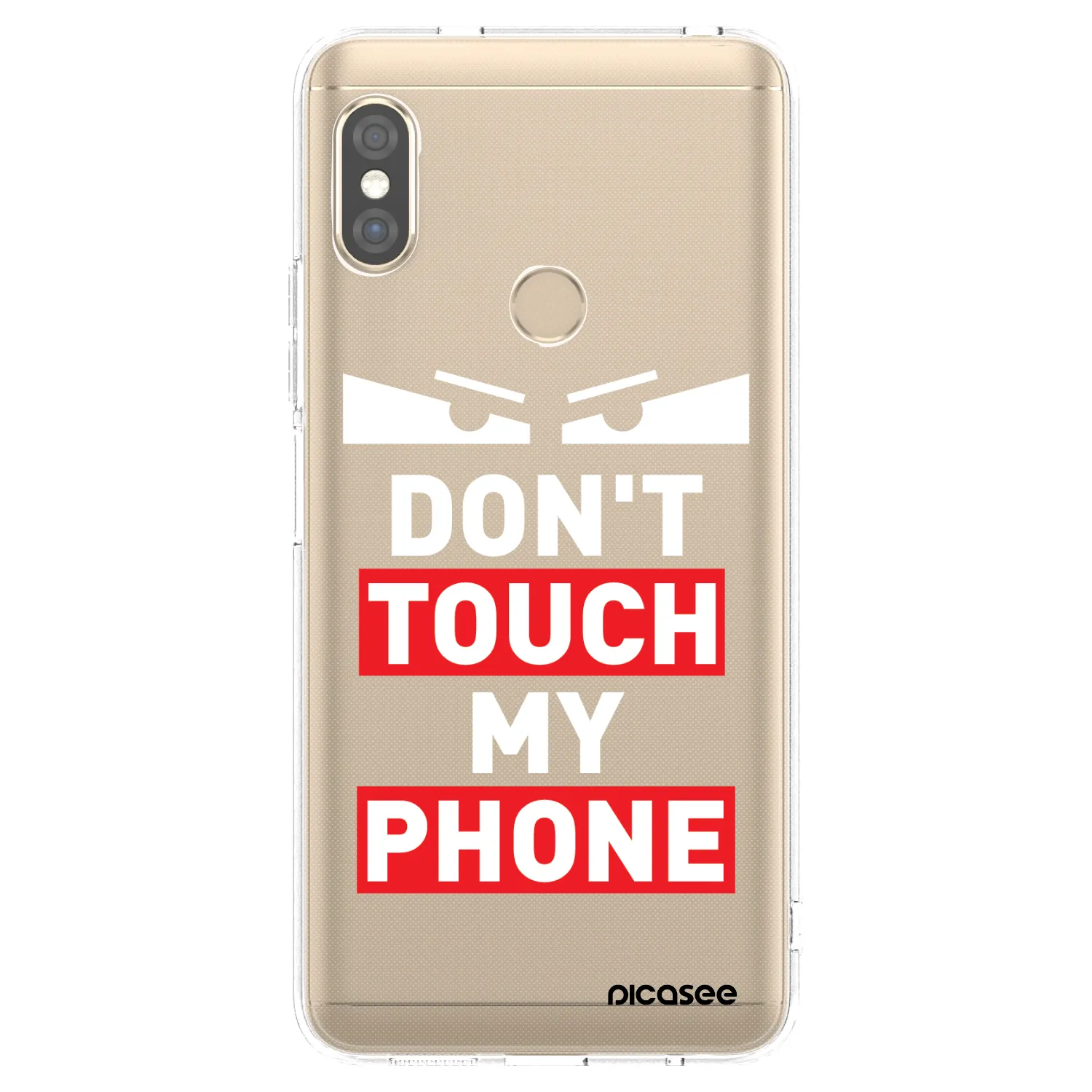 Picasee Xiaomi Redmi Note 5 Global Hülle - Transparentes Silikon - Shadow Eye - Transparent