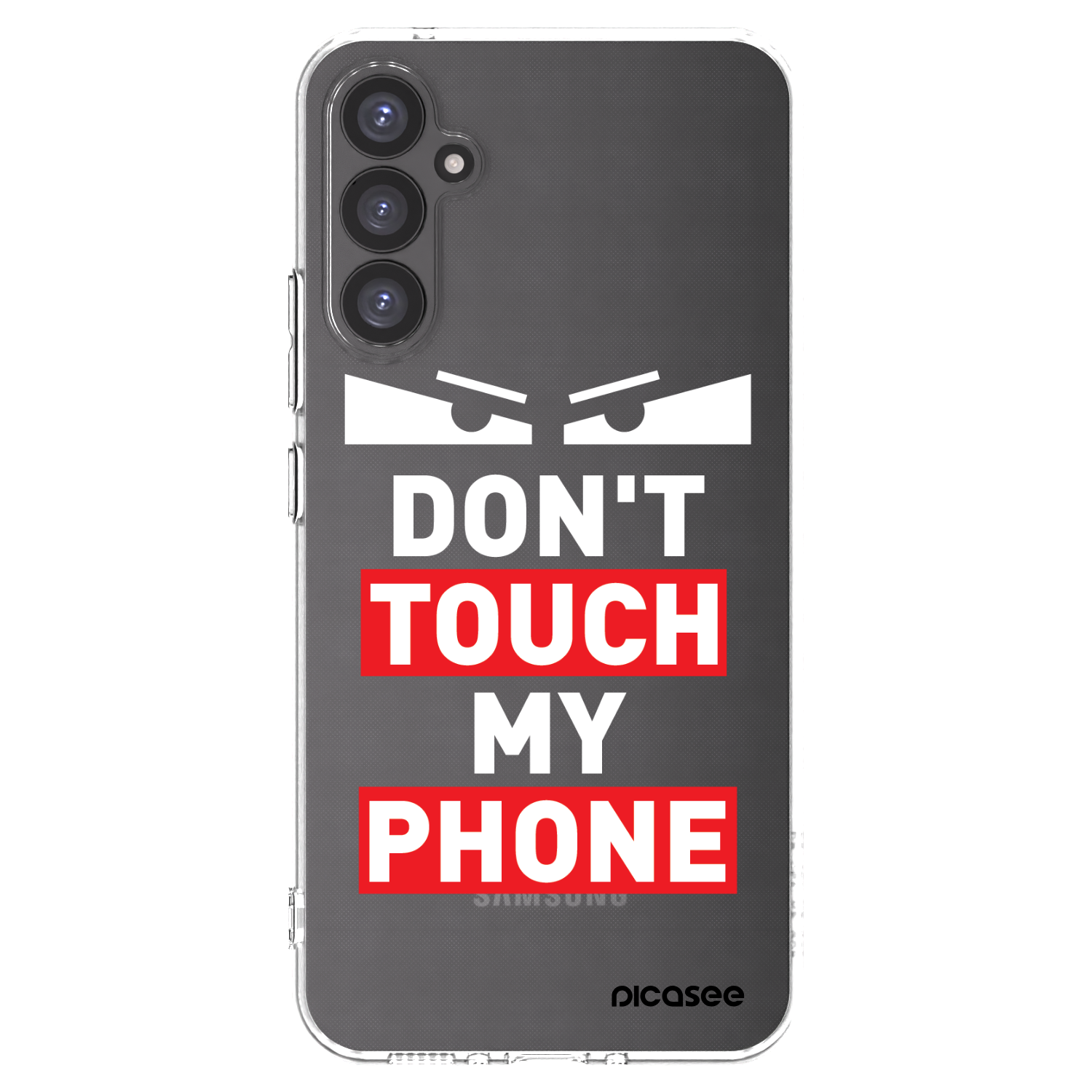 Picasee Samsung Galaxy A34 5G A346B Hülle - Transparentes Silikon - Shadow Eye - Transparent