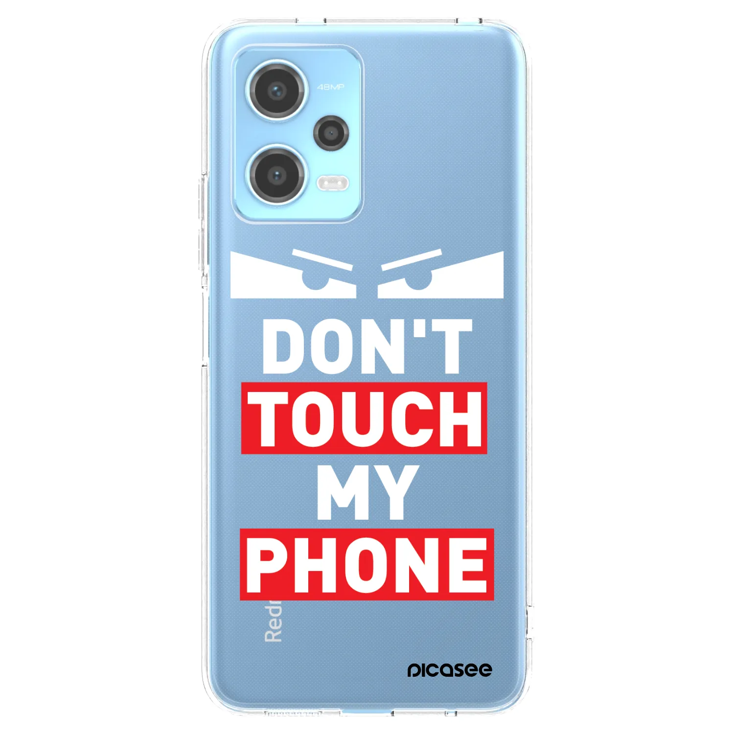 Picasee Xiaomi Redmi Note 12 5G Hülle - Transparentes Silikon - Shadow Eye - Transparent