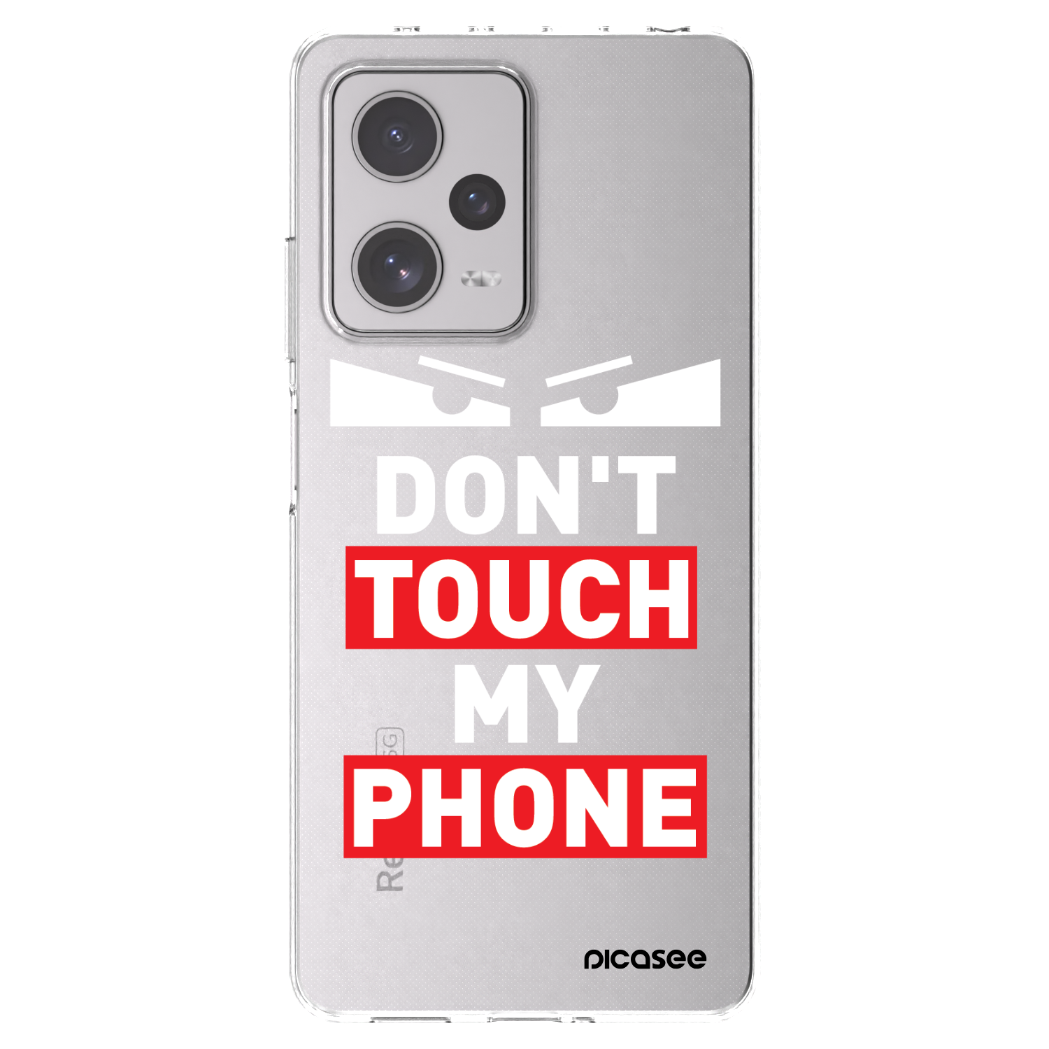 Picasee Xiaomi Redmi Note 12 Pro+ 5G Hülle - Transparentes Silikon - Shadow Eye - Transparent