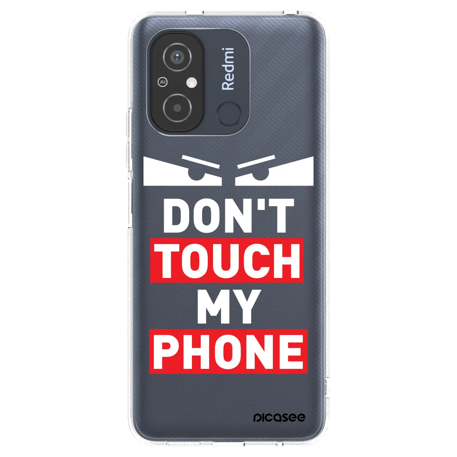 Picasee Xiaomi Redmi 12C Hülle - Transparentes Silikon - Shadow Eye - Transparent