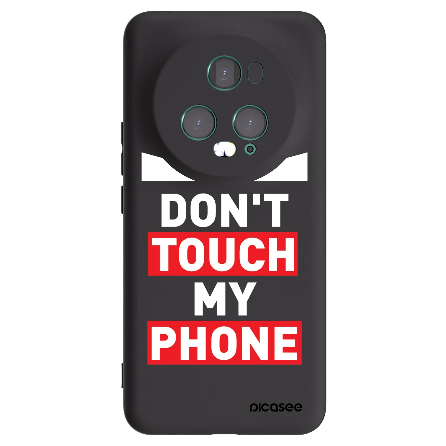 Picasee Honor Magic5 Pro Hülle - Schwarzes Silikon - Shadow Eye - Transparent