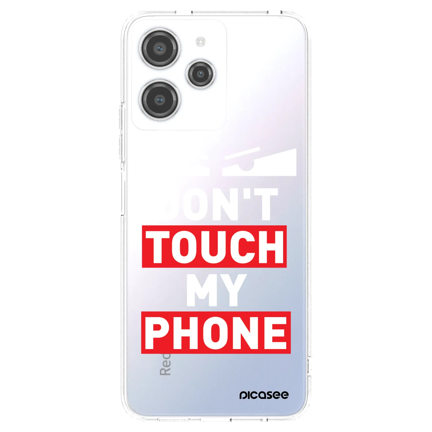 Picasee Xiaomi Redmi 12 4G Hülle - Transparentes Silikon - Shadow Eye - Transparent