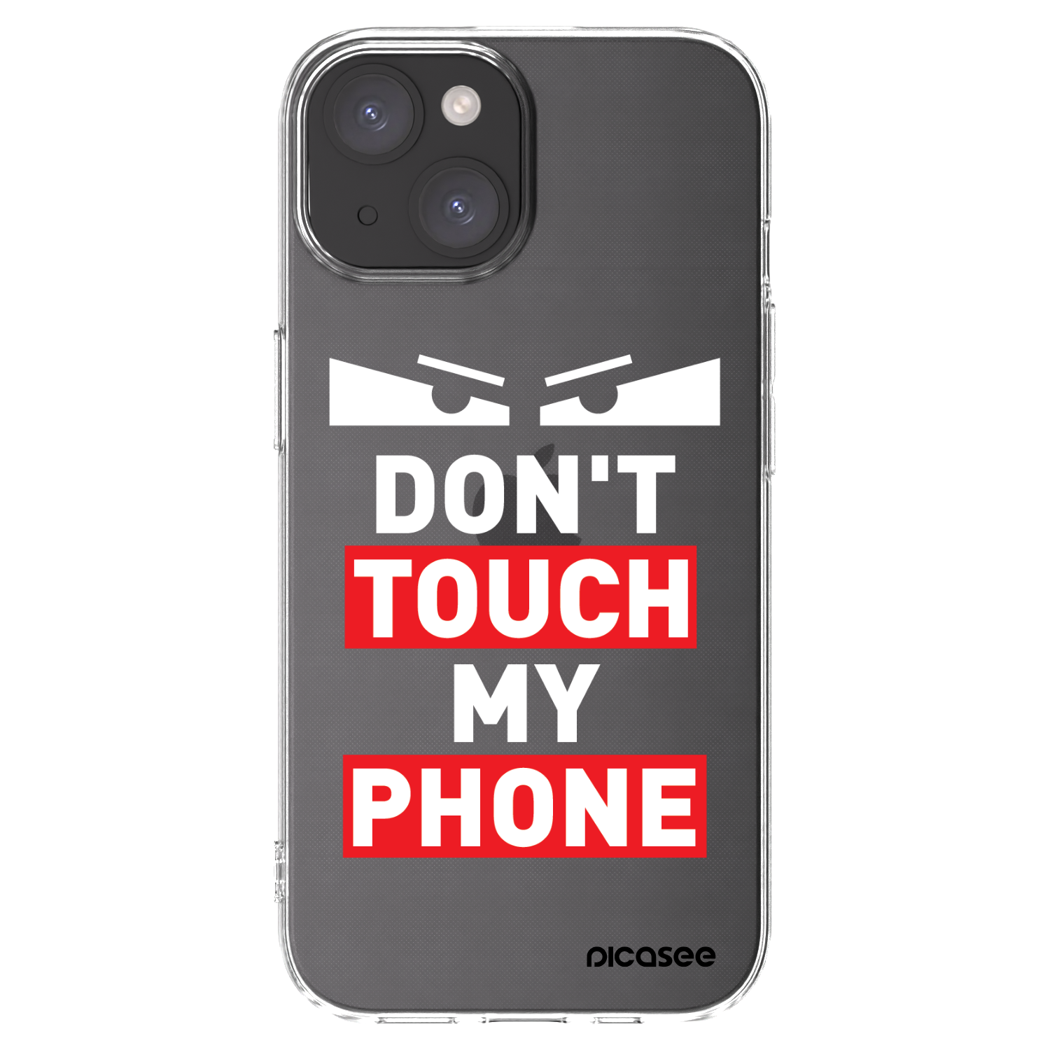 Picasee Apple iPhone 15 Hülle - Transparentes Silikon - Shadow Eye - Transparent