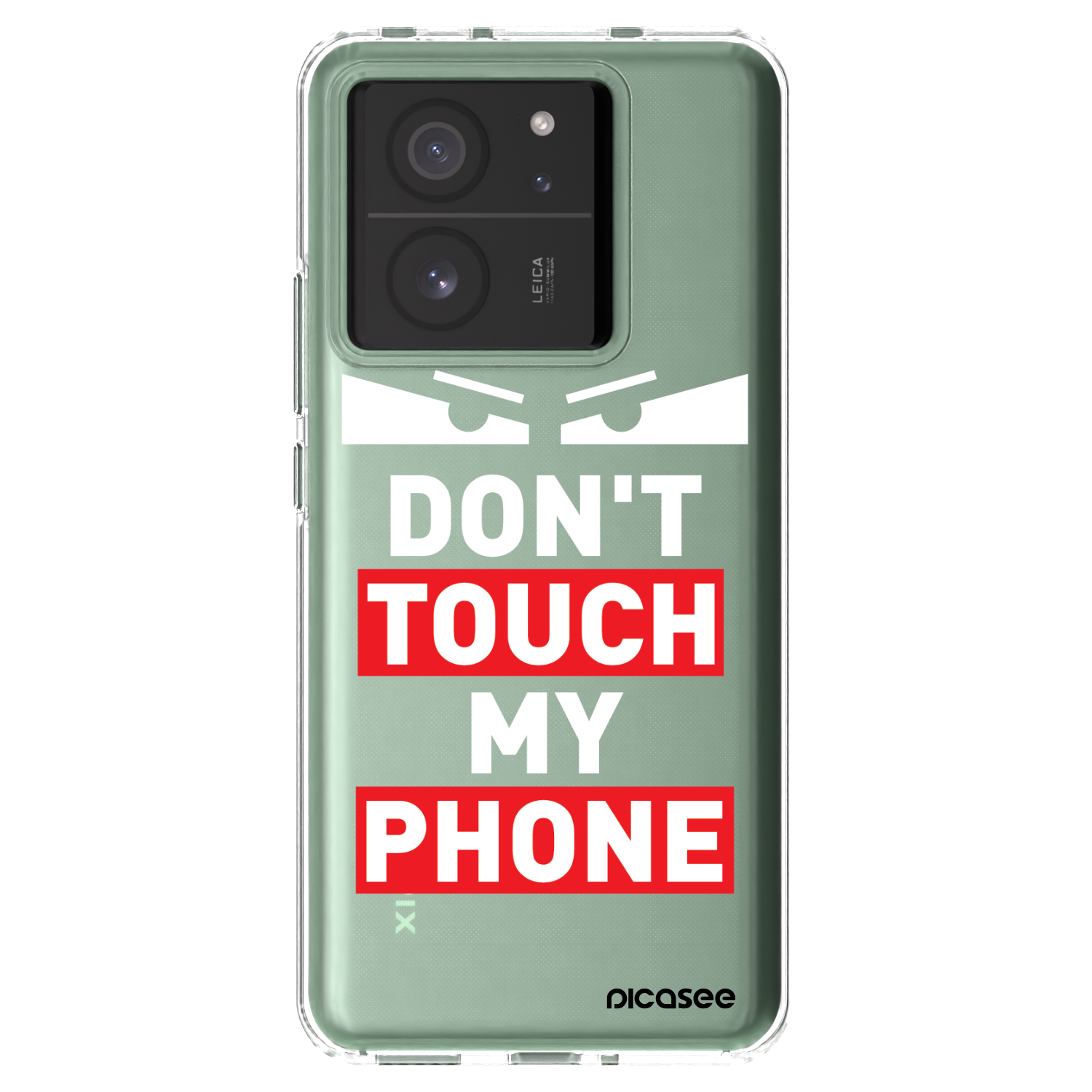 Picasee Xiaomi 13T Hülle - Transparentes Silikon - Shadow Eye - Transparent