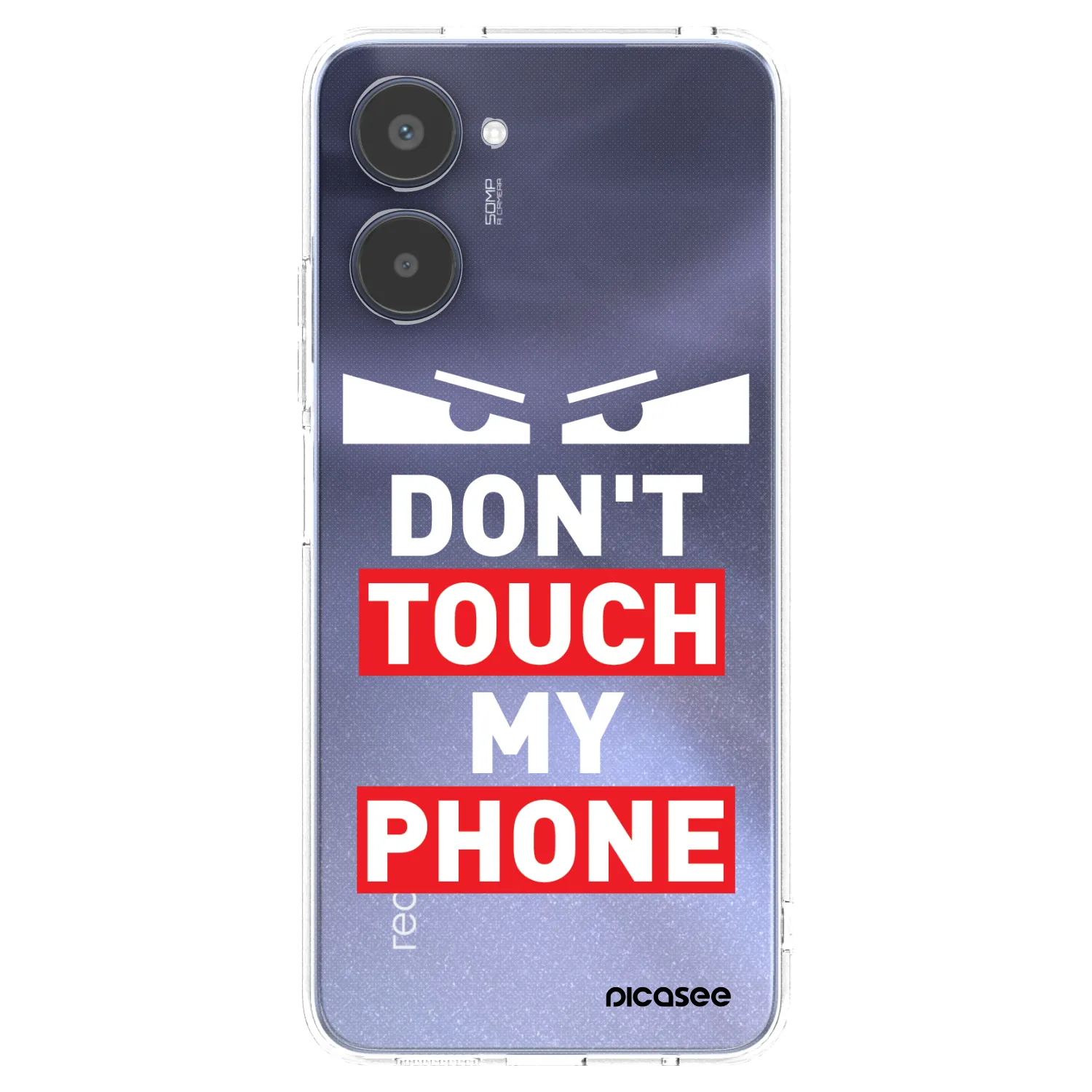 Picasee Realme 10 4G Hülle - Transparentes Silikon - Shadow Eye - Transparent