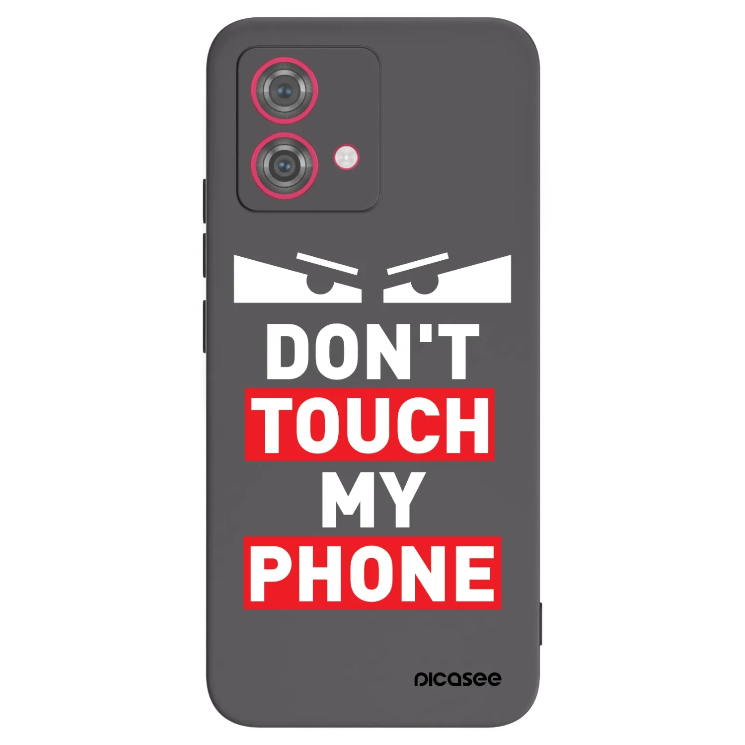 Picasee Motorola Moto G84 5G Hülle - Schwarzes Silikon - Shadow Eye - Transparent