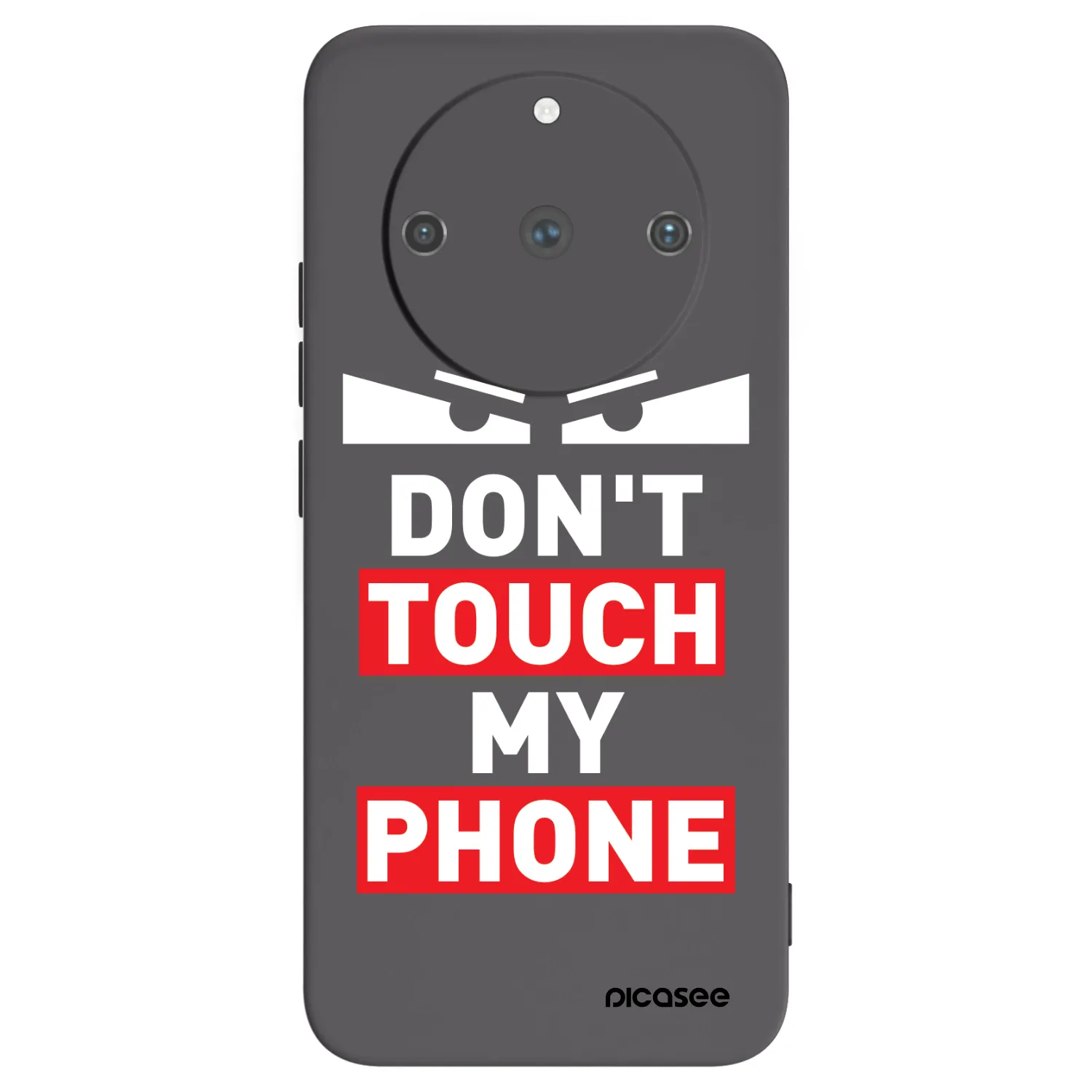 Picasee Realme 11 Pro+ Hülle - Schwarzes Silikon - Shadow Eye - Transparent