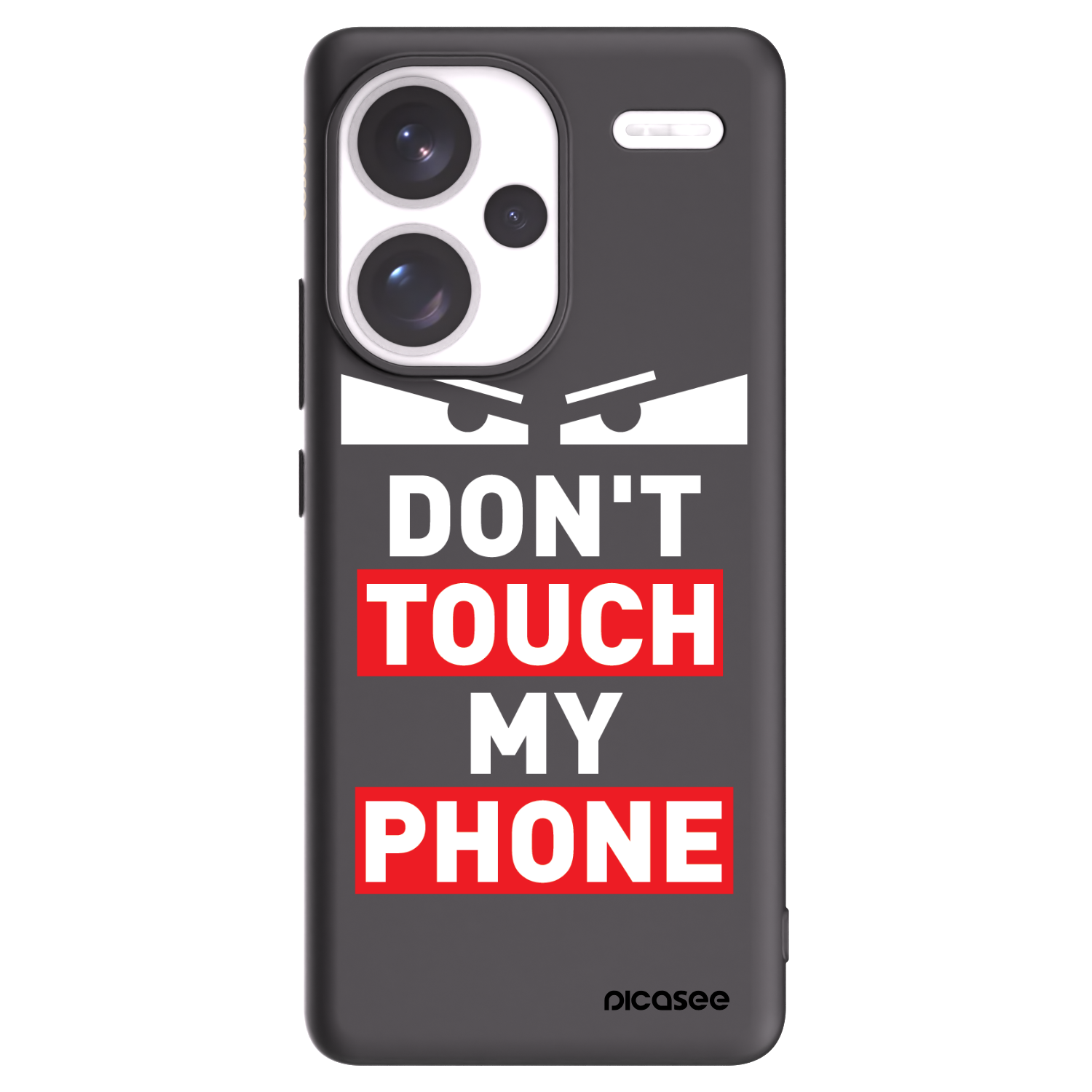 Picasee Xiaomi Redmi Note 13 Pro+ 5G Hülle - Schwarzes Silikon - Shadow Eye - Transparent