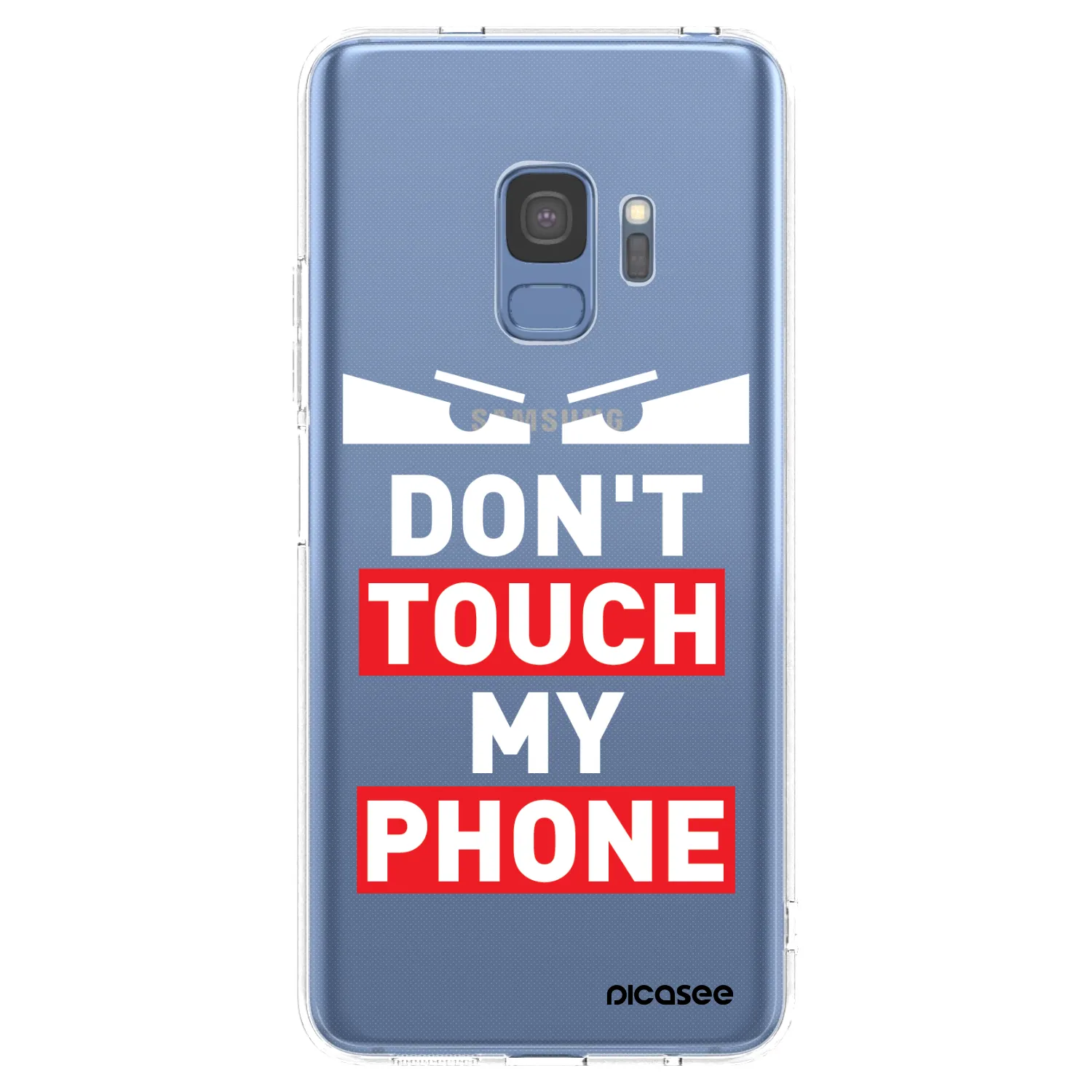 Picasee Samsung Galaxy S9 G960F Hülle - Transparentes Silikon - Shadow Eye - Transparent