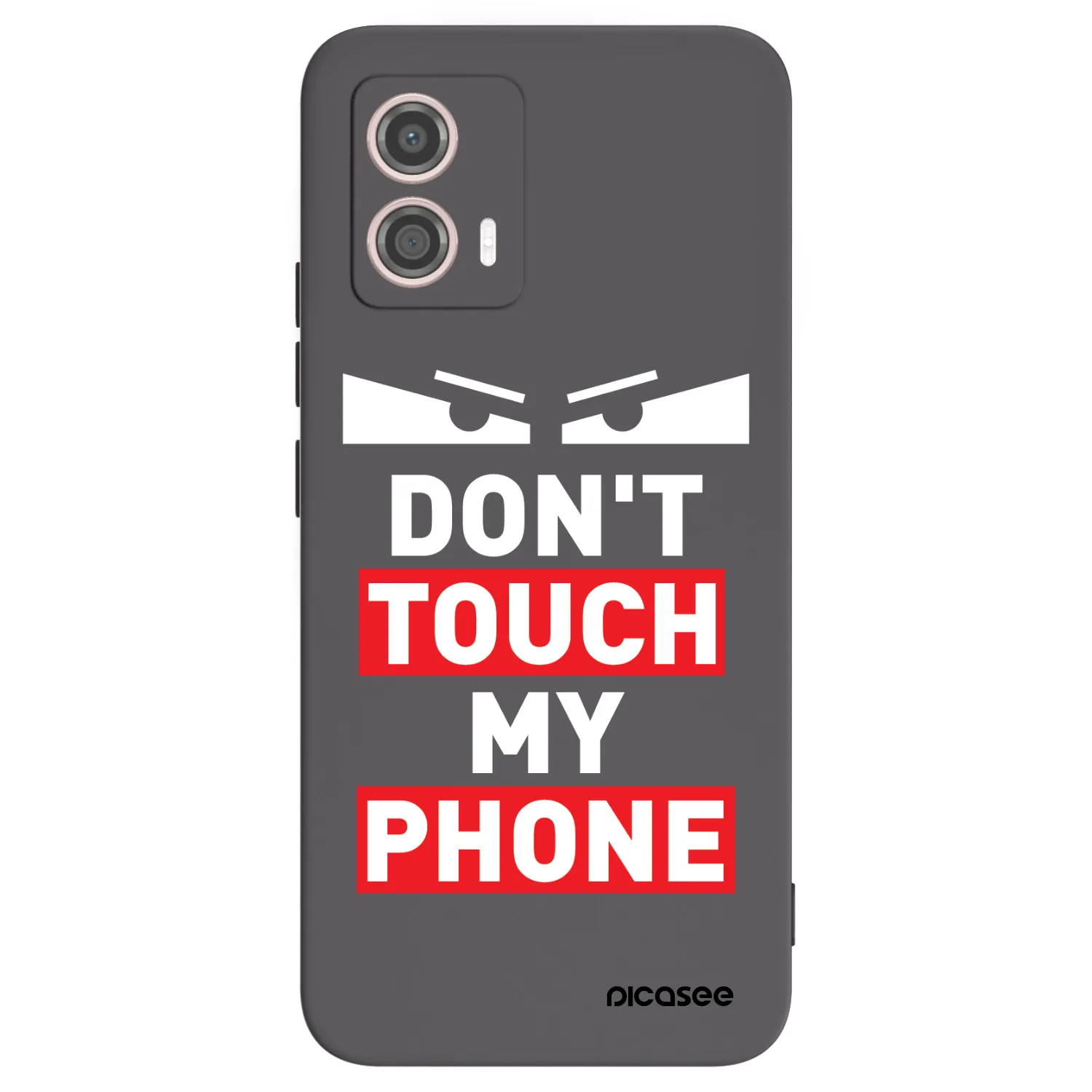 Picasee Motorola Moto G53 5G Hülle - Schwarzes Silikon - Shadow Eye - Transparent