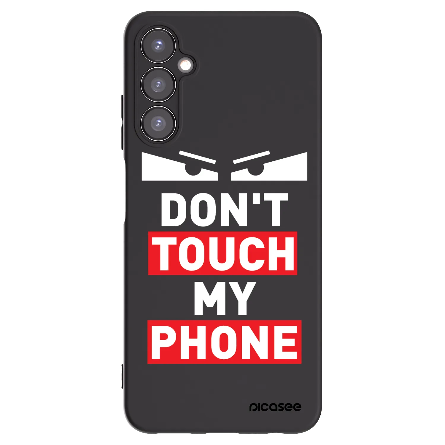 Picasee Samsung Galaxy A05s A057G Hülle - Schwarzes Silikon - Shadow Eye - Transparent