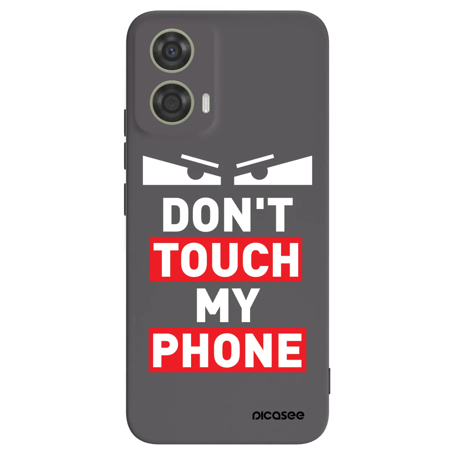 Picasee Motorola Moto G24 Hülle - Schwarzes Silikon - Shadow Eye - Transparent