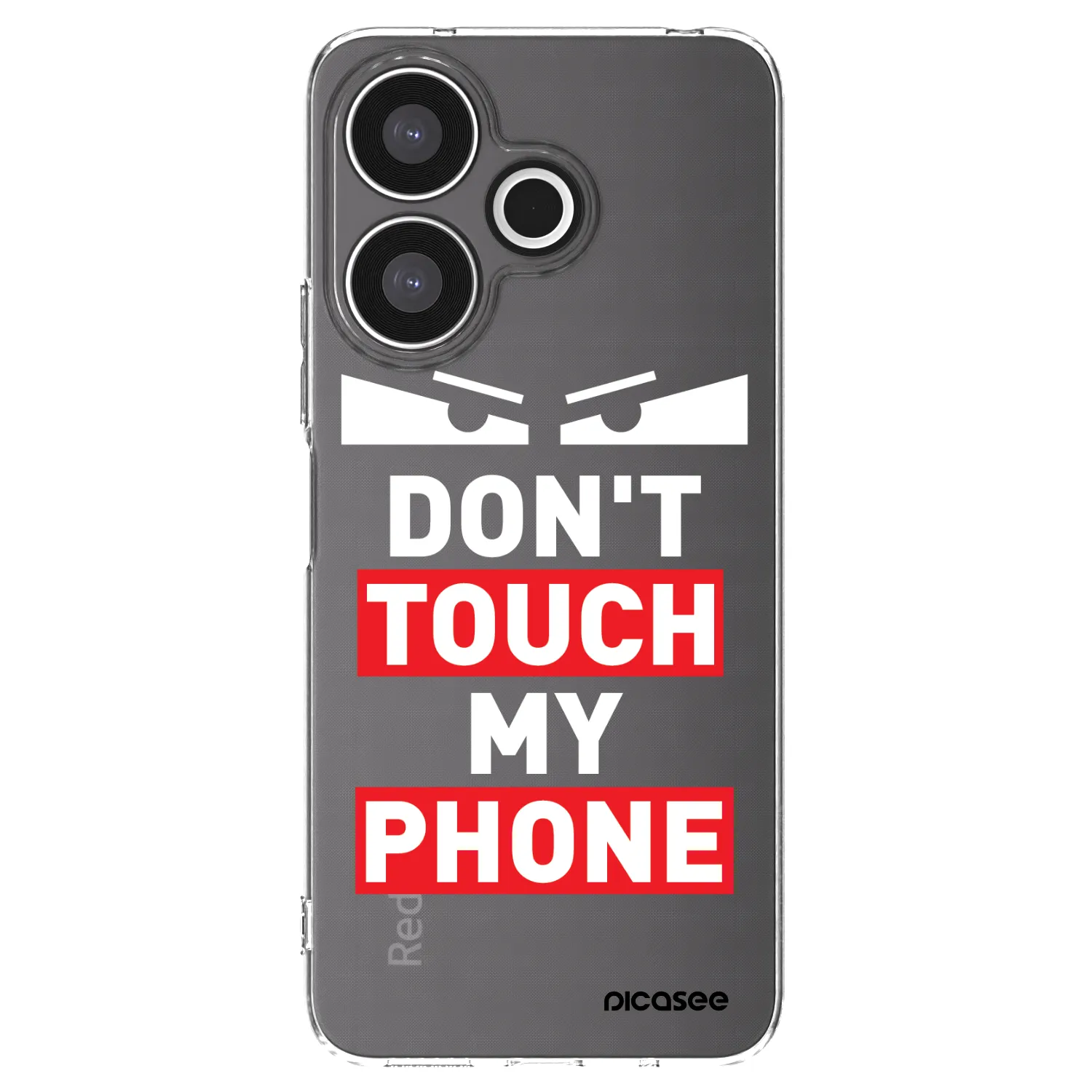 Picasee Xiaomi Redmi 13 4G Hülle - Transparentes Silikon - Shadow Eye - Transparent