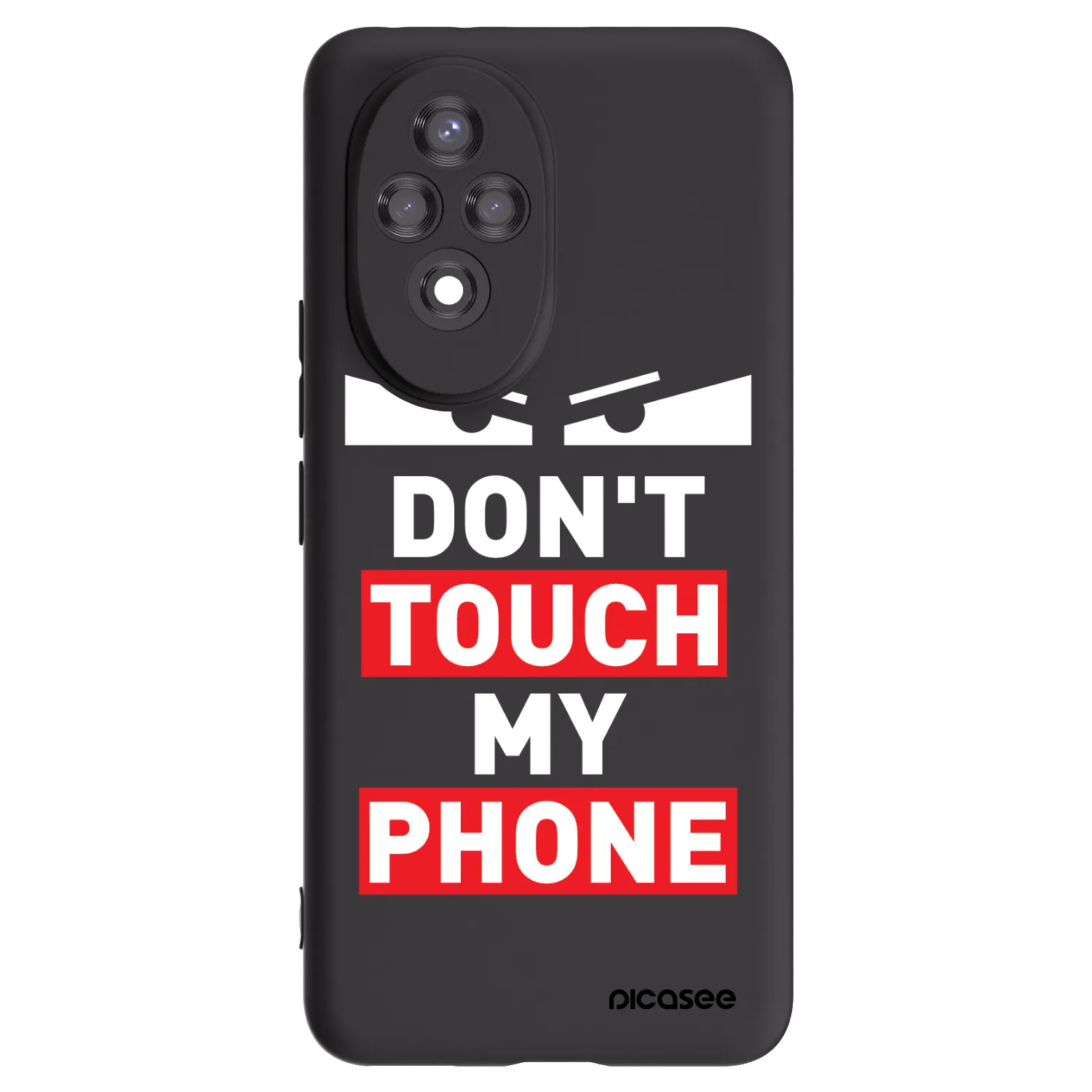 Picasee Honor 200 Pro 5G Hülle - Schwarzes Silikon - Shadow Eye - Transparent