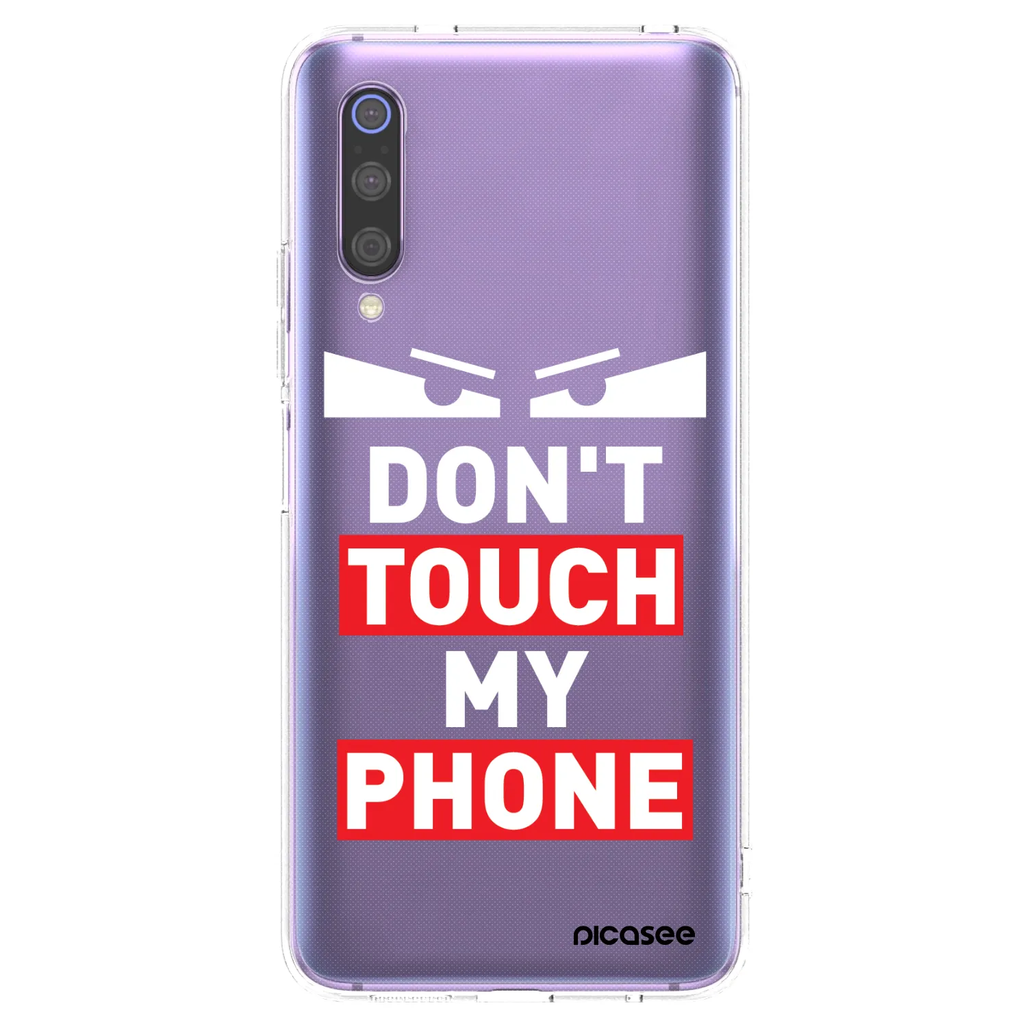 Picasee Xiaomi Mi 9 Hülle - Transparentes Silikon - Shadow Eye - Transparent