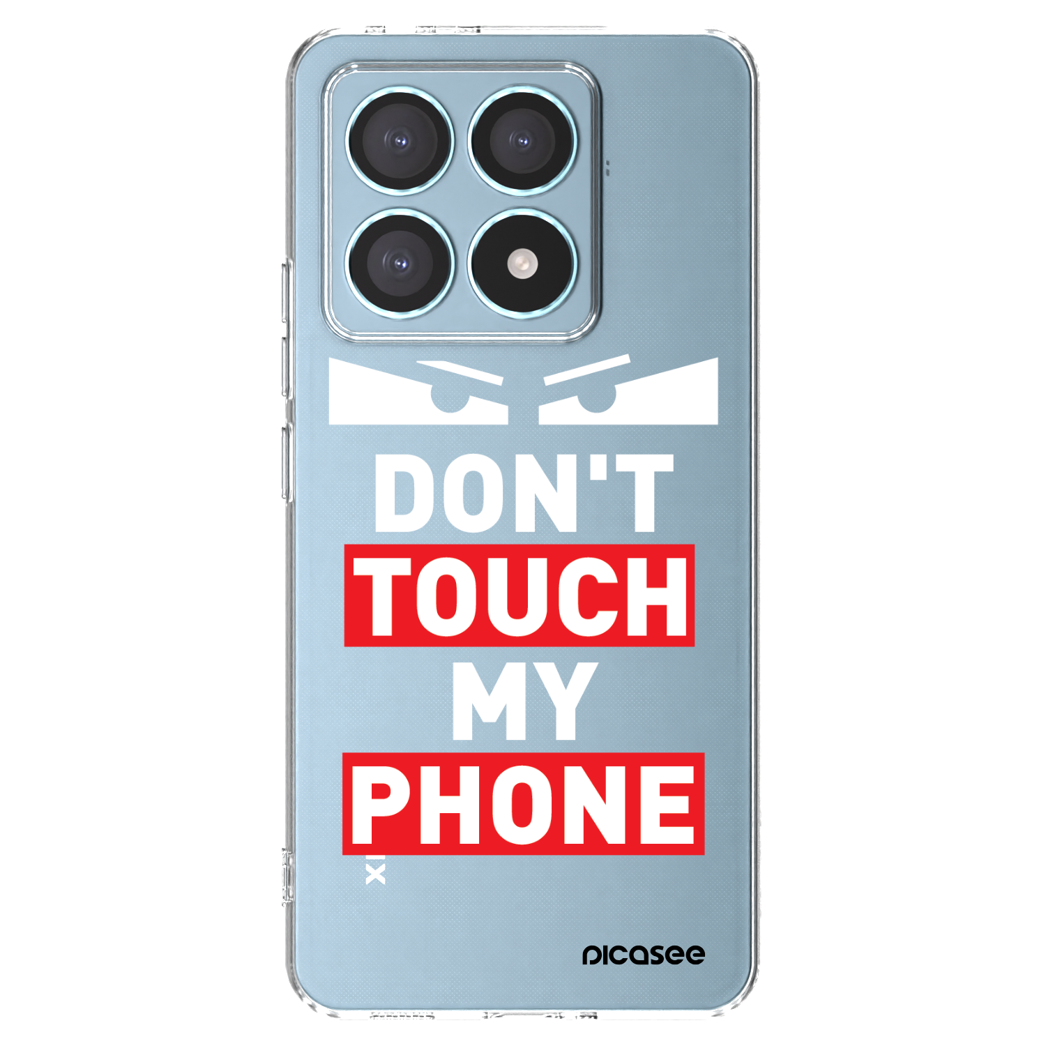 Picasee Xiaomi 14T Pro Hülle - Transparentes Silikon - Shadow Eye - Transparent