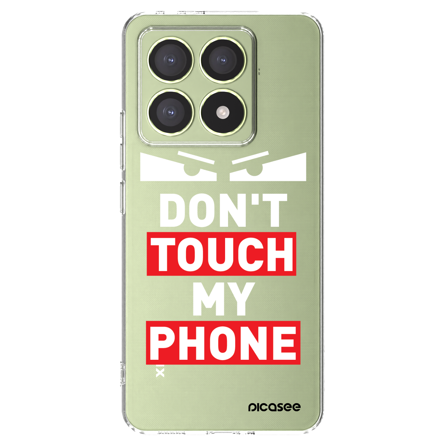 Picasee Xiaomi 14T Hülle - Transparentes Silikon - Shadow Eye - Transparent