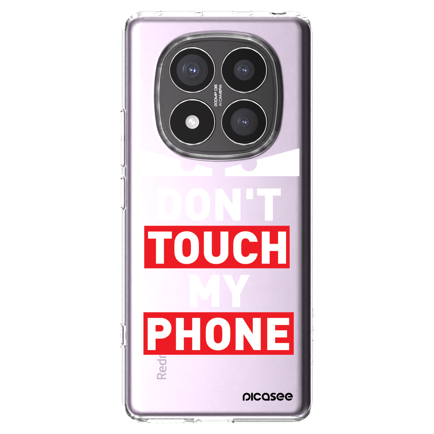 Picasee Xiaomi Redmi Note 14 Pro+ 5G Hülle - Transparentes Silikon - Shadow Eye - Transparent