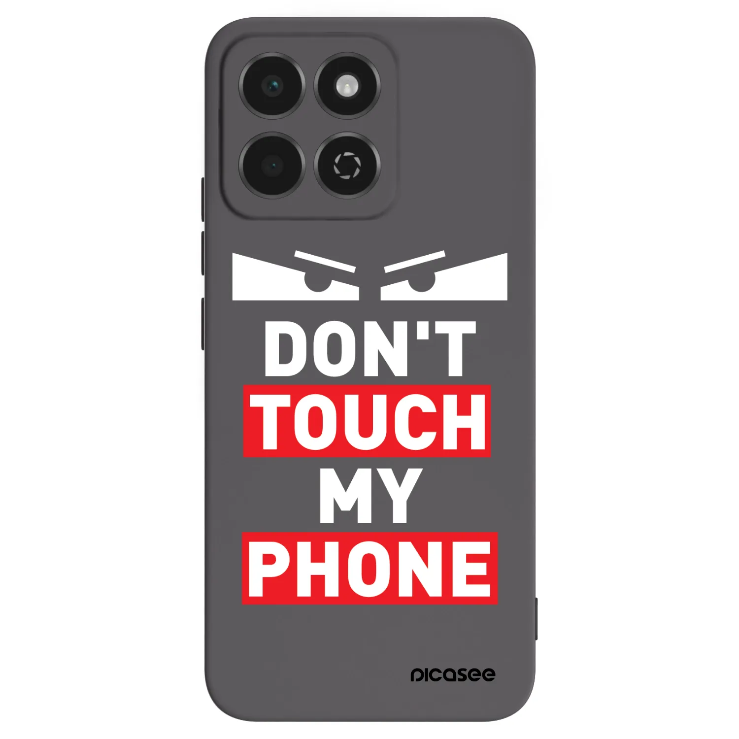 Picasee Honor 200 Smart 5G Hülle - Schwarzes Silikon - Shadow Eye - Transparent