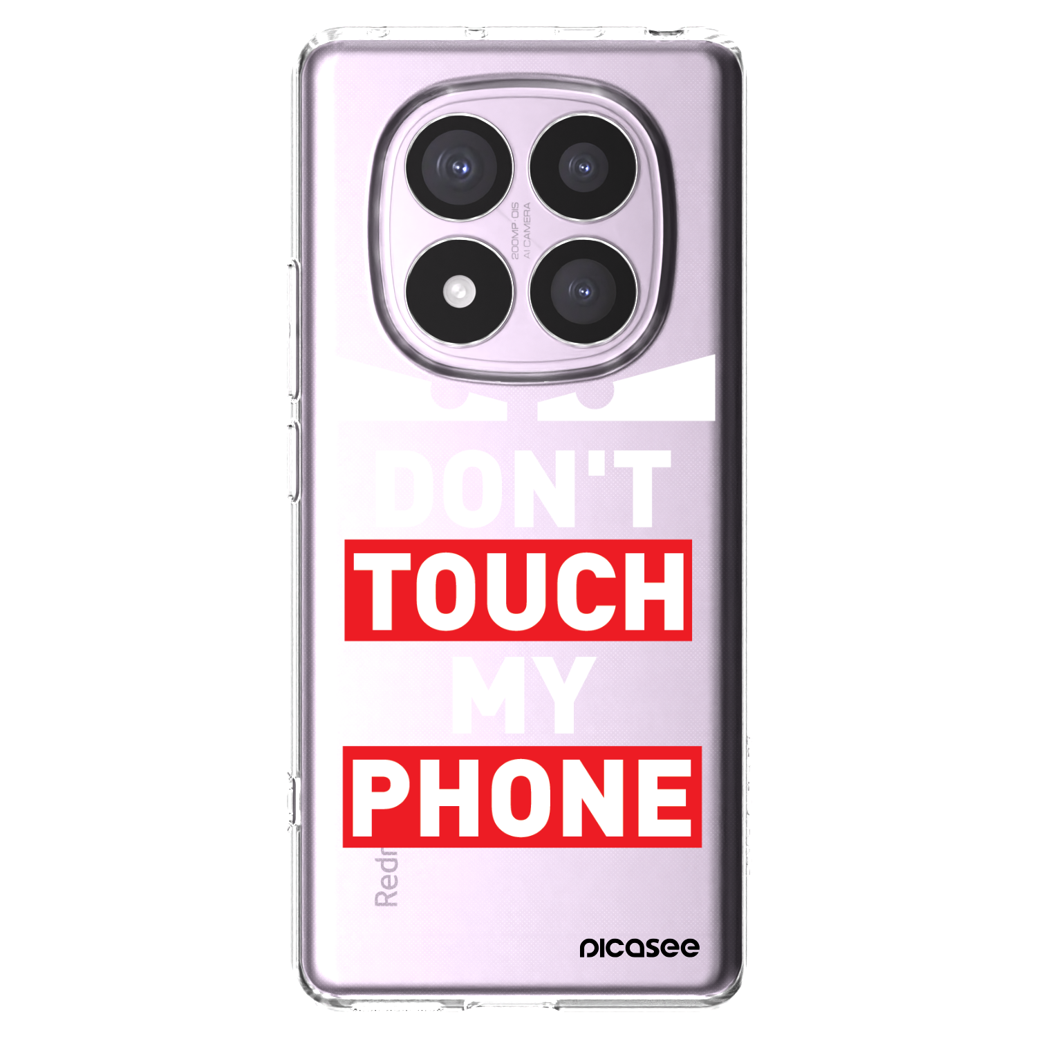 Picasee Xiaomi Redmi Note 14 Pro 4G Hülle - Transparentes Silikon - Shadow Eye - Transparent