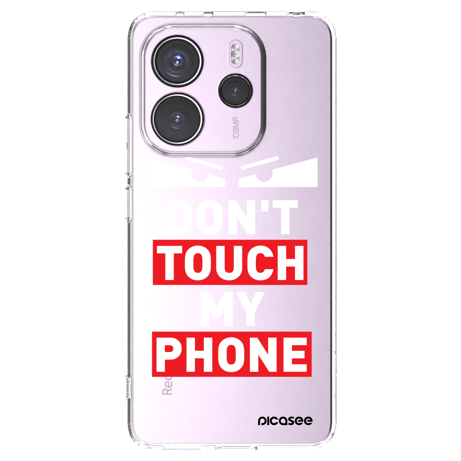 Picasee Xiaomi Redmi Note 14 4G Hülle - Transparentes Silikon - Shadow Eye - Transparent