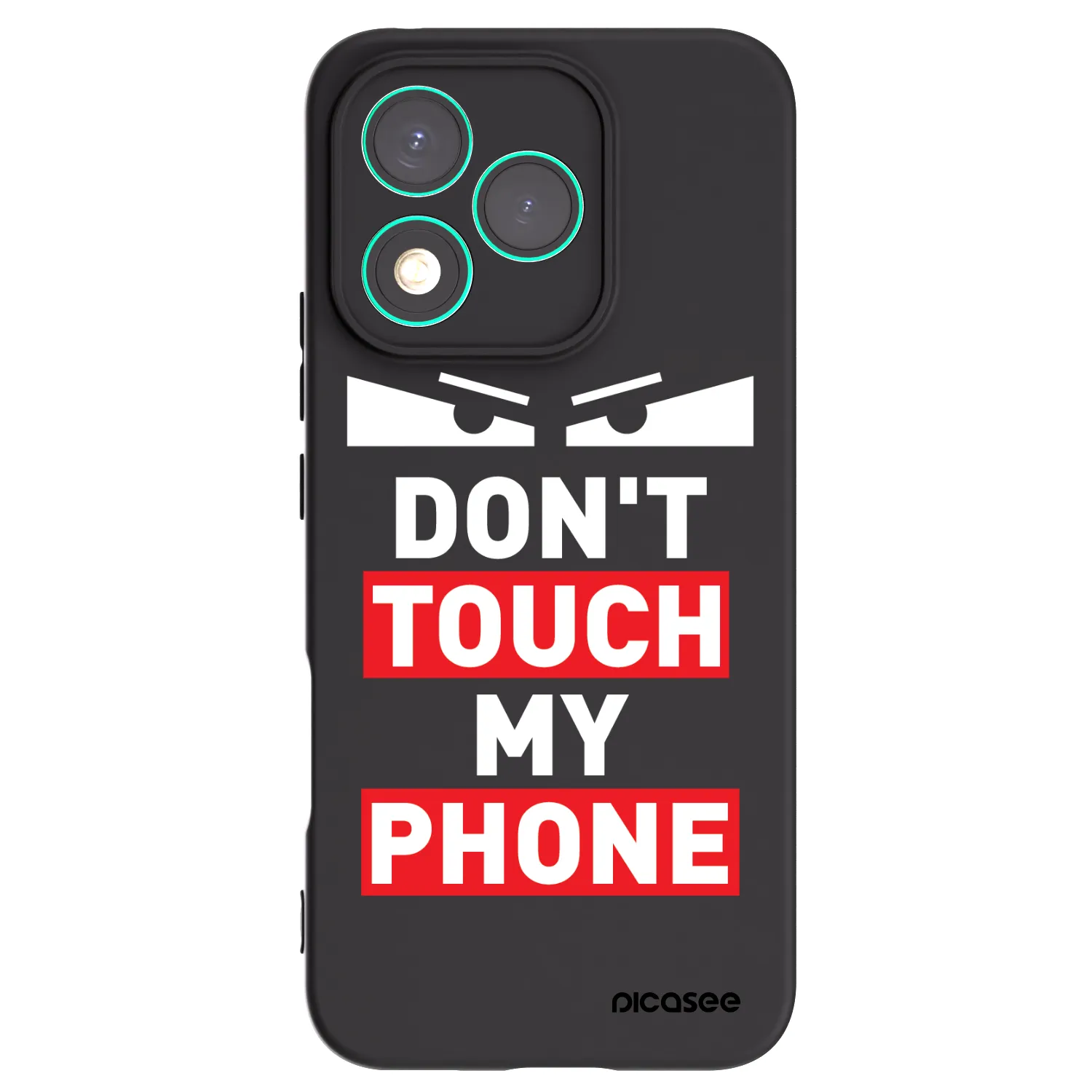 Picasee Honor 400 Lite 5G Hülle - Schwarzes Silikon - Shadow Eye - Transparent