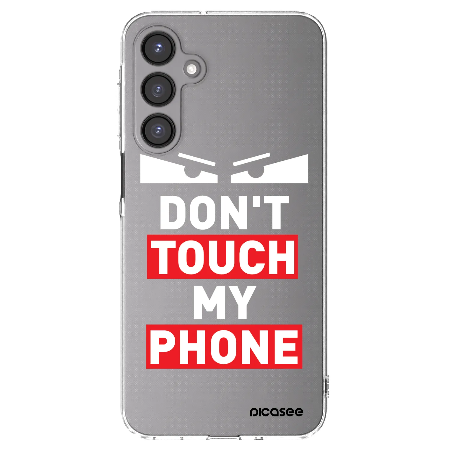Picasee Samsung Galaxy A16 4G Hülle - Transparentes Silikon - Shadow Eye - Transparent