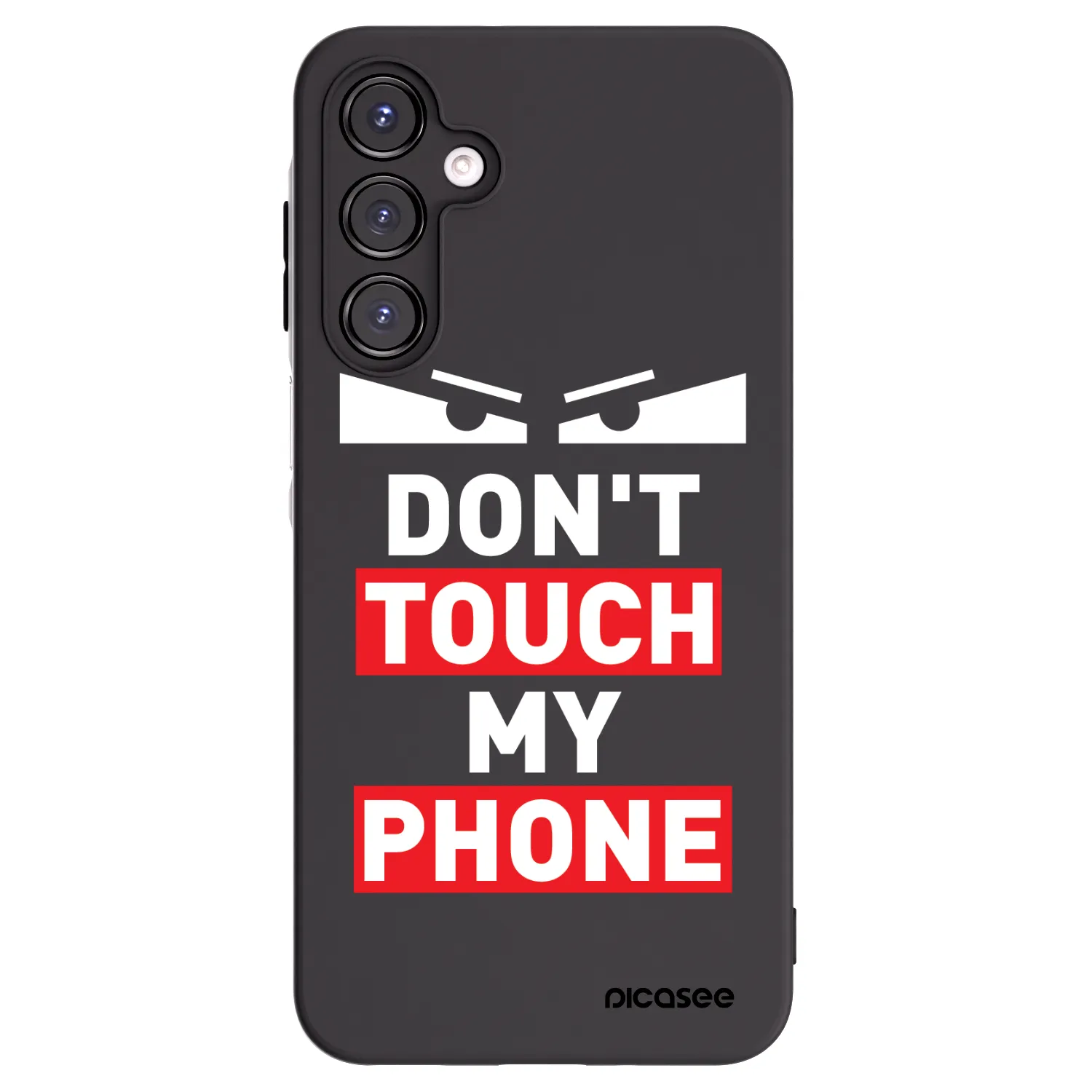 Picasee Samsung Galaxy A16 4G Hülle - Schwarzes Silikon - Shadow Eye - Transparent