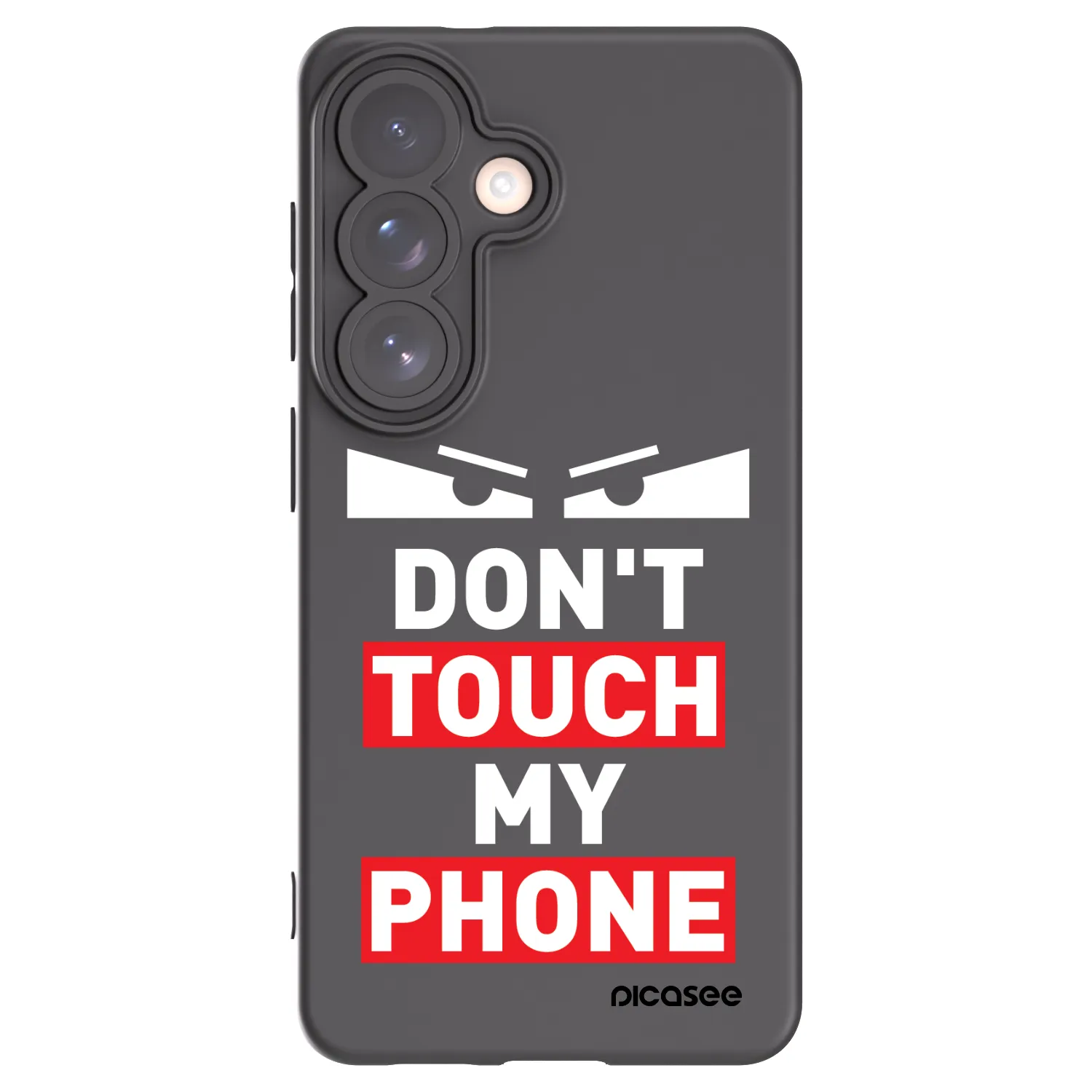 Picasee Samsung Galaxy S26 Hülle - Schwarzes Silikon - Shadow Eye - Transparent