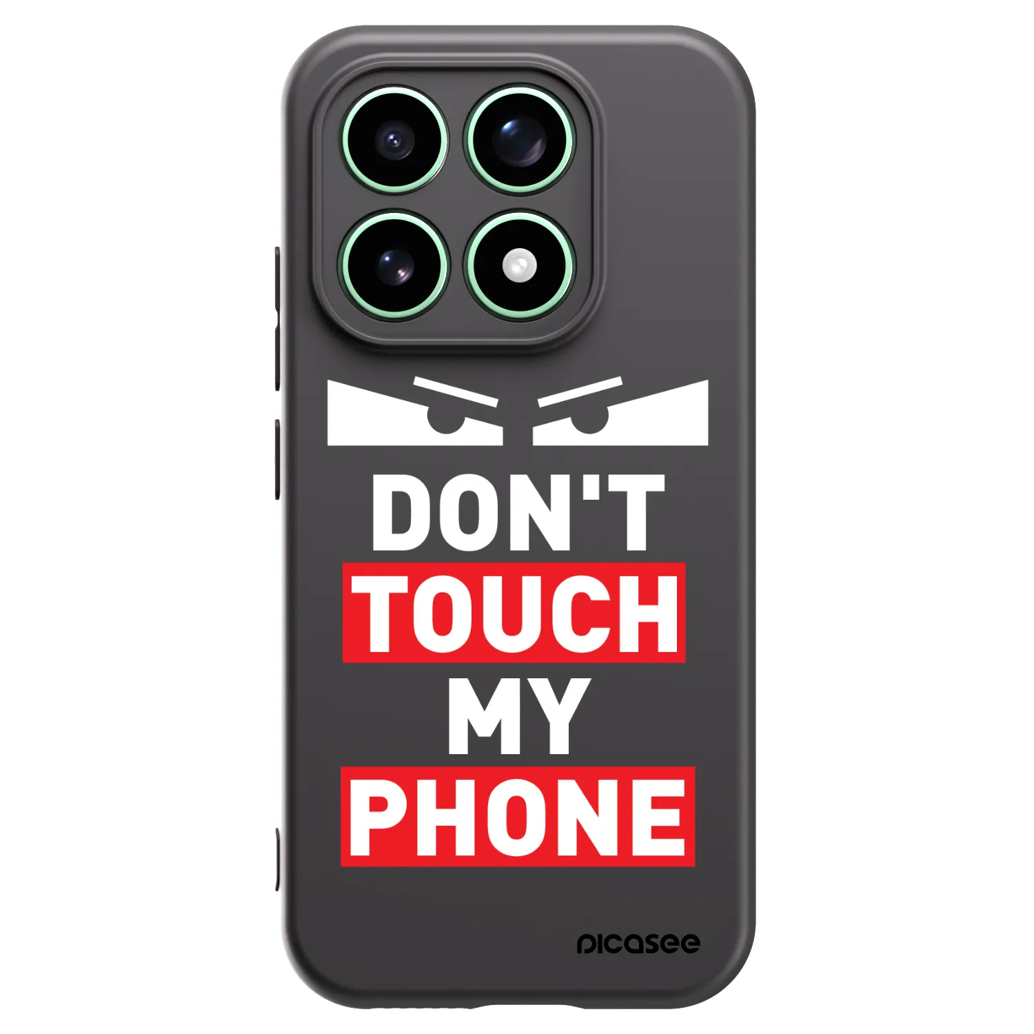 Picasee Xiaomi 17 Hülle - Schwarzes Silikon - Shadow Eye - Transparent