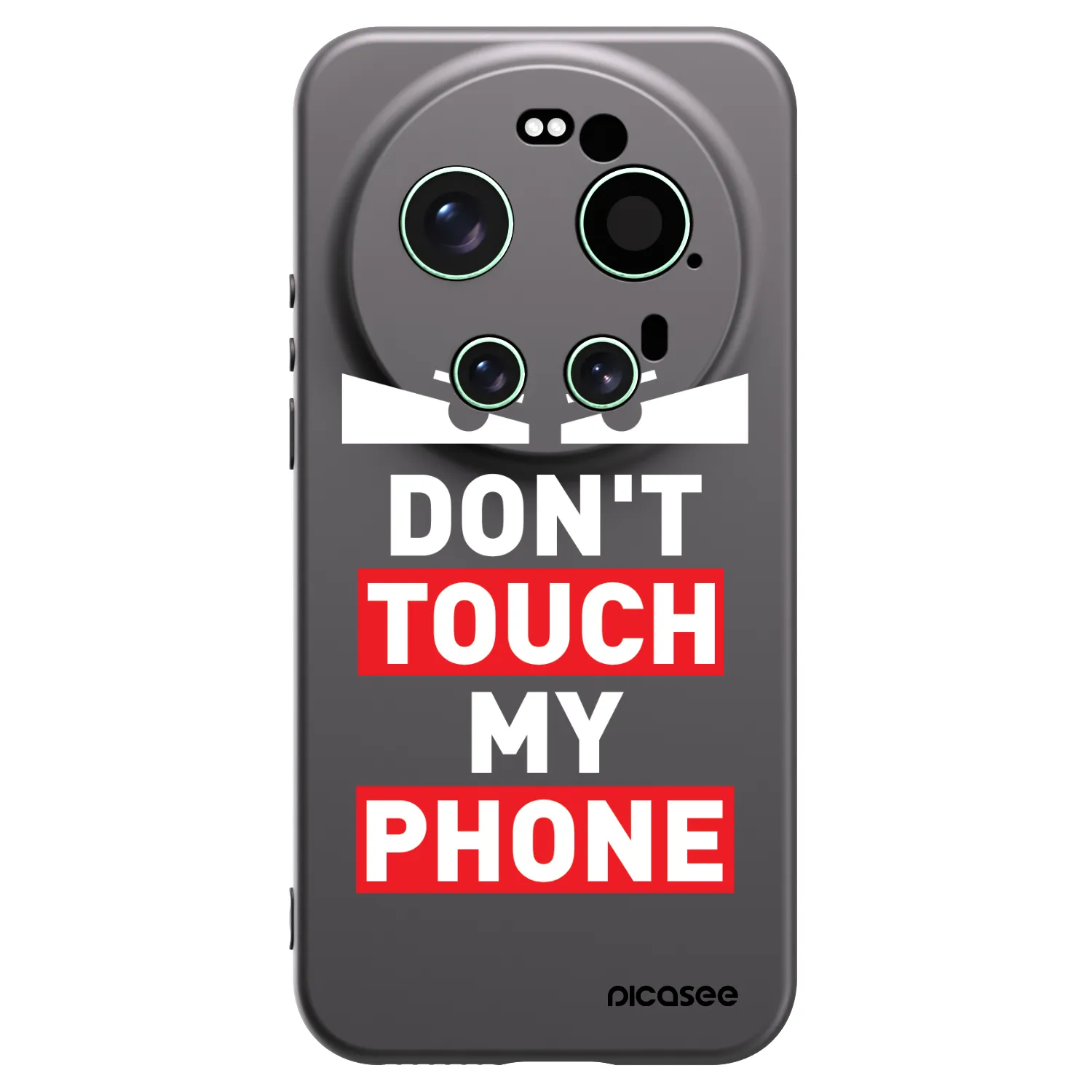 Picasee Xiaomi 17 Ultra Hülle - Schwarzes Silikon - Shadow Eye - Transparent