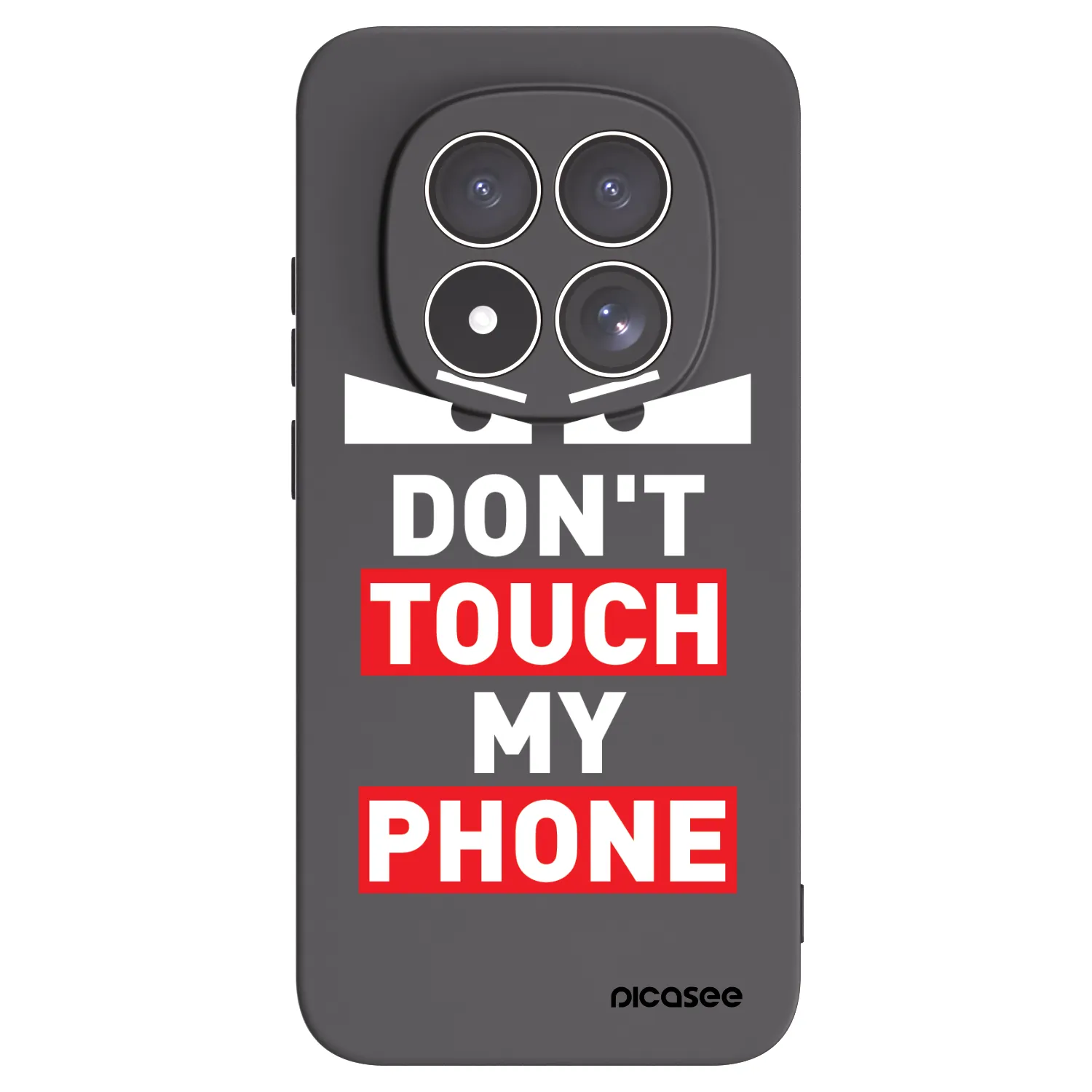 Picasee Xiaomi Redmi Note 15 Pro 5G Hülle - Schwarzes Silikon - Shadow Eye - Transparent