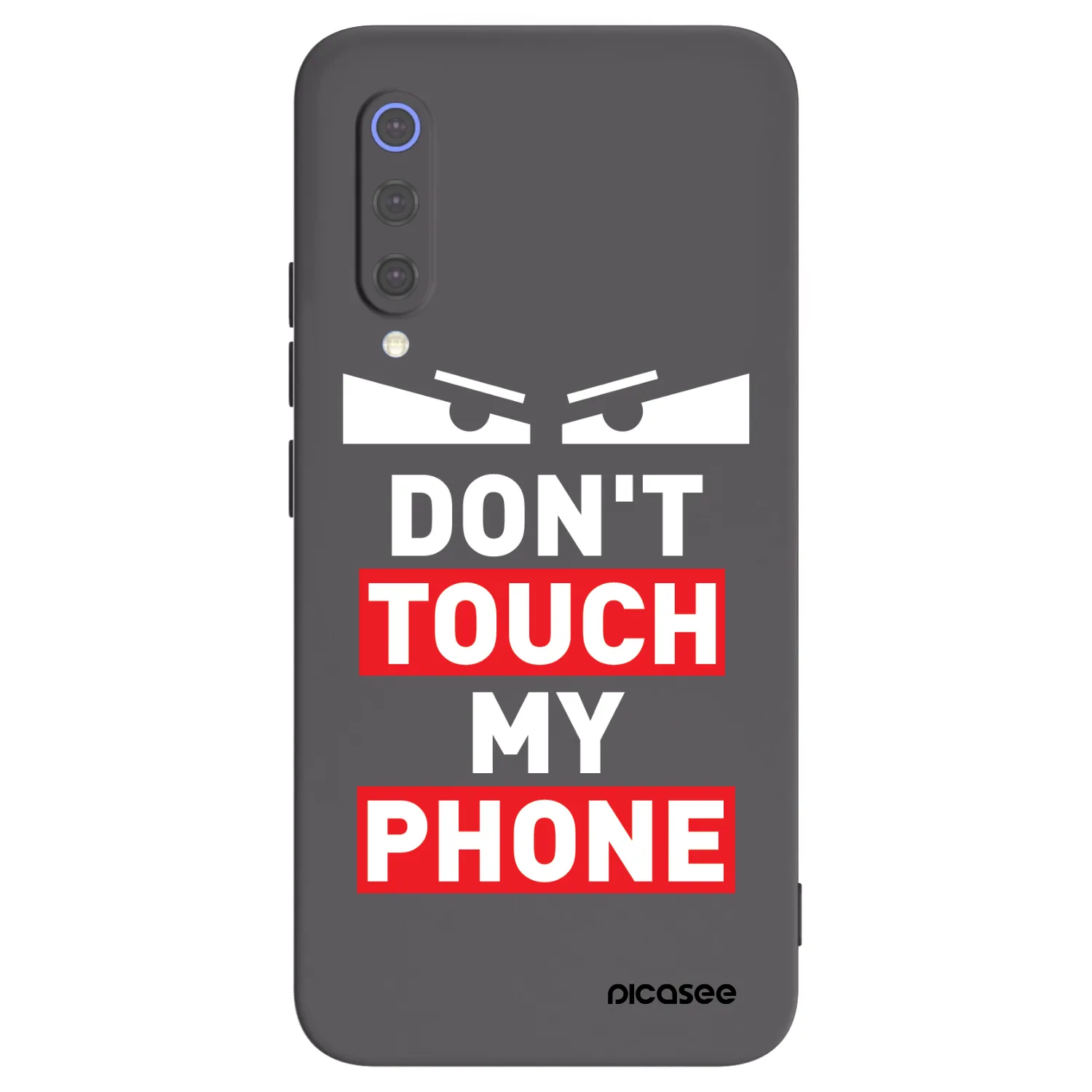 Picasee Xiaomi Mi 9 SE Hülle - Schwarzes Silikon - Shadow Eye - Transparent