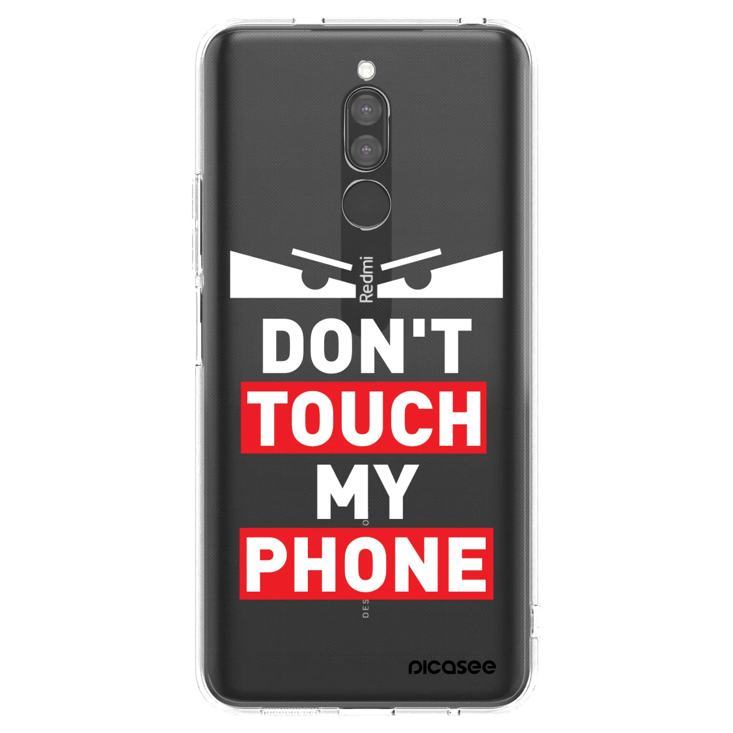 Picasee Xiaomi Redmi 8 Hülle - Transparentes Silikon - Shadow Eye - Transparent