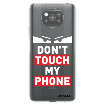 Picasee Xiaomi Poco X3 Hülle - Schwarzes Silikon - Shadow Eye - Transparent