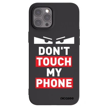 Picasee Apple iPhone 12 Pro Max Hülle - Schwarzes Silikon - Shadow Eye - Transparent