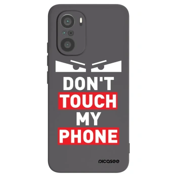 Picasee Xiaomi Poco F3 Hülle - Schwarzes Silikon - Shadow Eye - Transparent