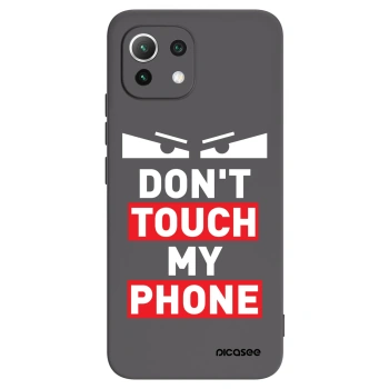 Picasee Xiaomi 11 Lite 5G NE Hülle - Schwarzes Silikon - Shadow Eye - Transparent