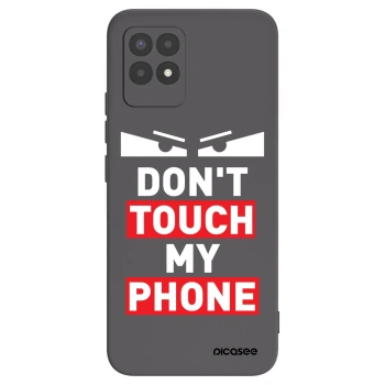 Picasee Realme 8i Hülle - Schwarzes Silikon - Shadow Eye - Transparent