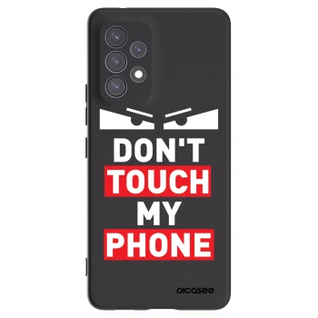 Picasee Samsung Galaxy A53 5G A536 Hülle - Schwarzes Silikon - Shadow Eye - Transparent