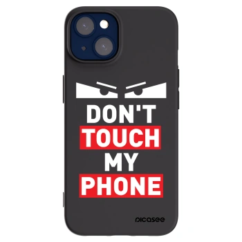 Picasee Apple iPhone 14 Hülle - Schwarzes Silikon - Shadow Eye - Transparent